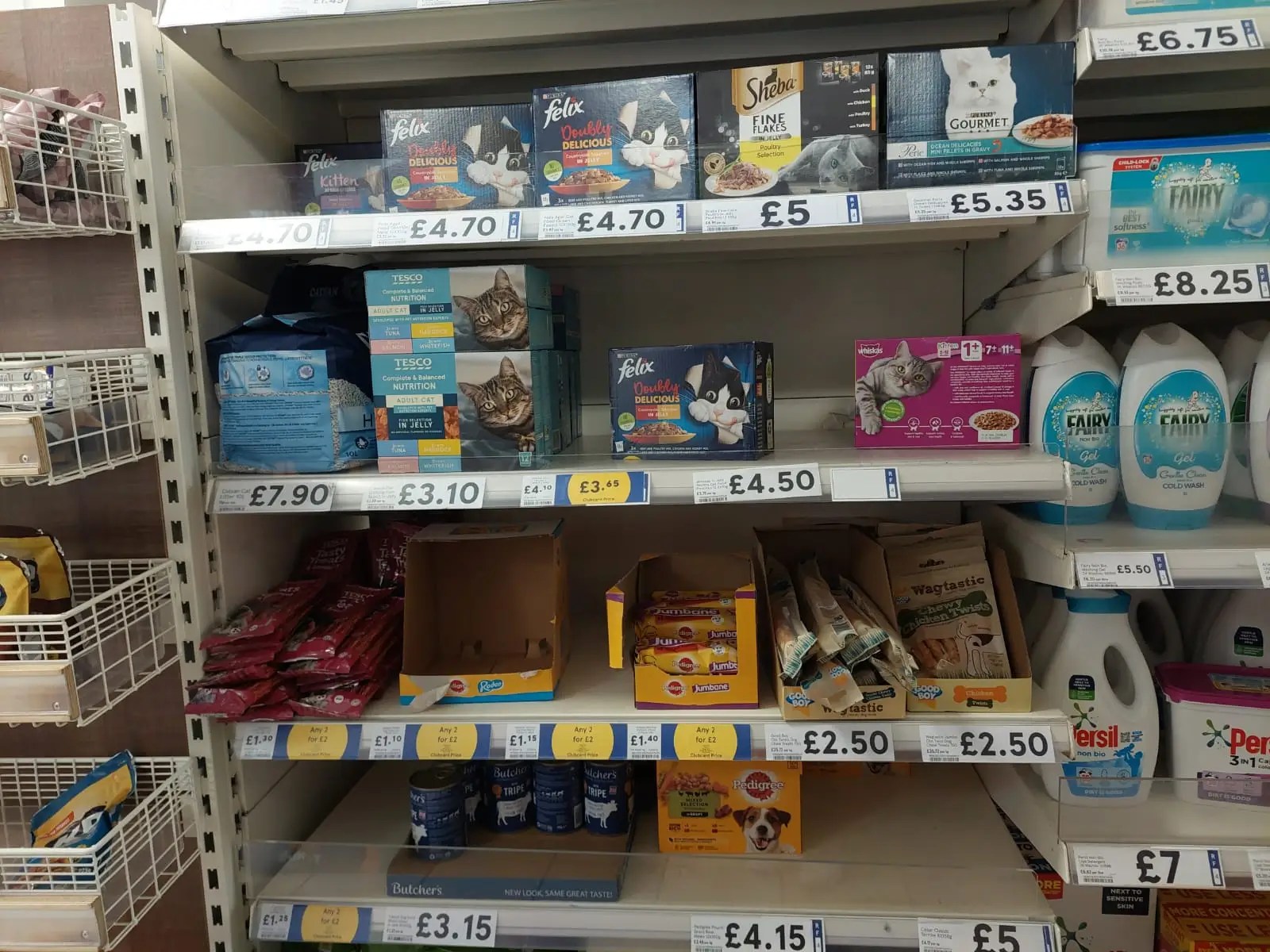 Major pet food brands are missing from the UK's biggest supermarket