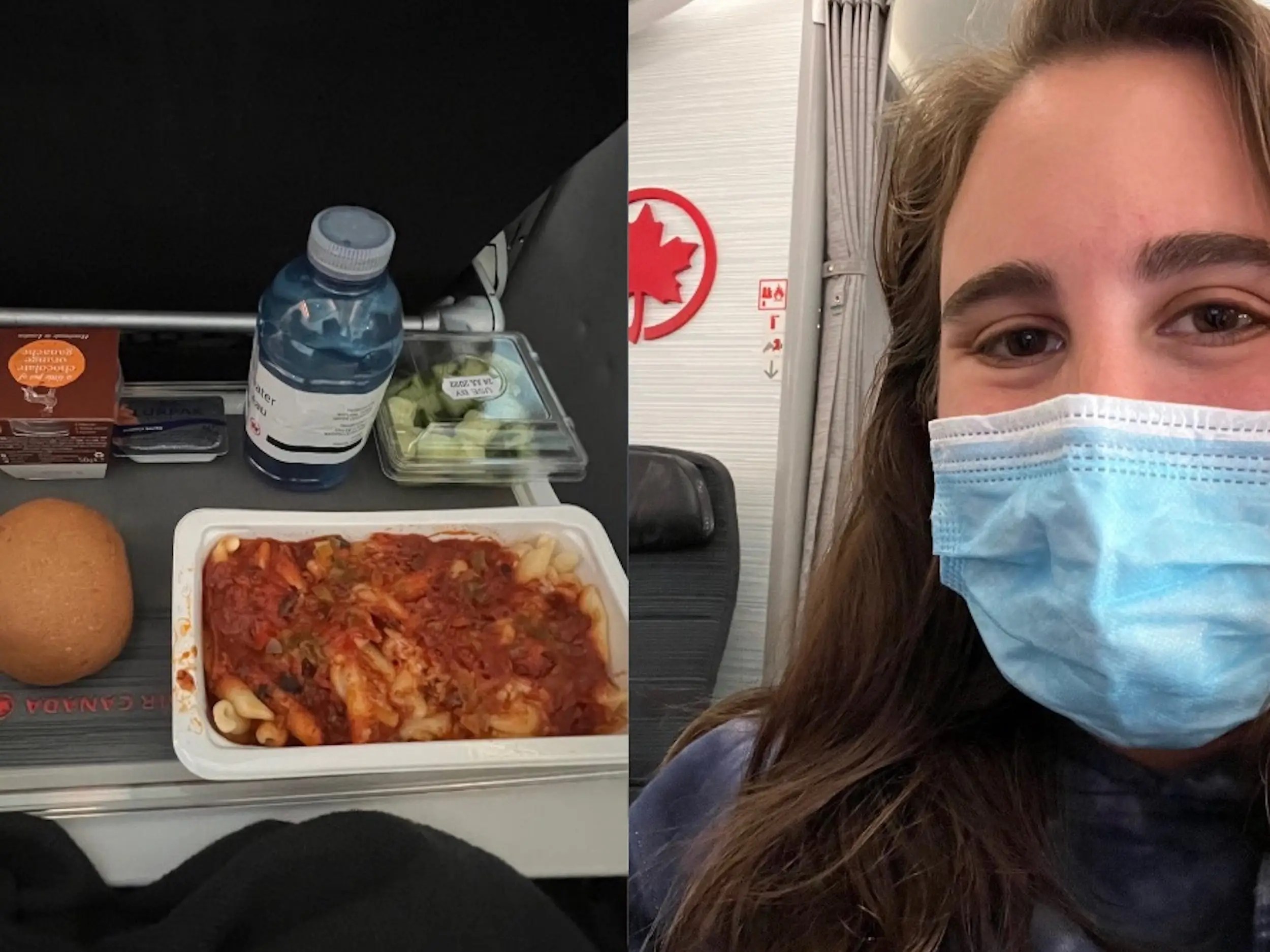 I flew on Air Canada in economy from London to Montreal and while the