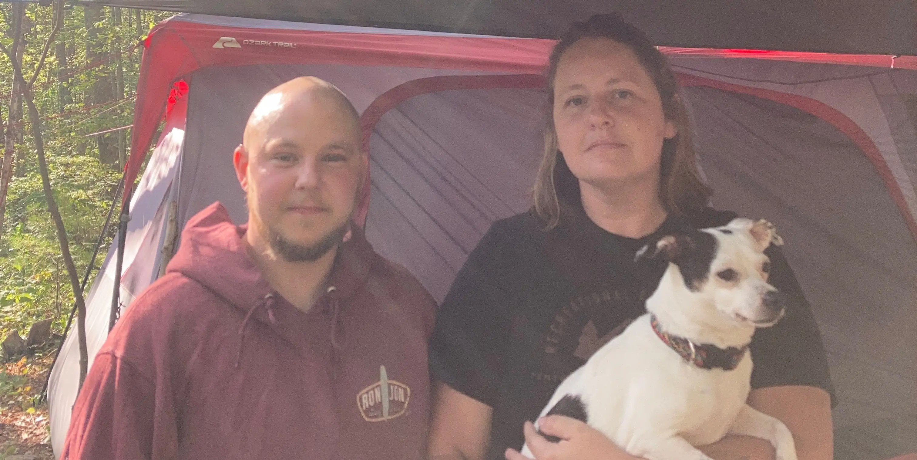 An Evicted Couple Prepares to Face Maine's Winter in a Tent