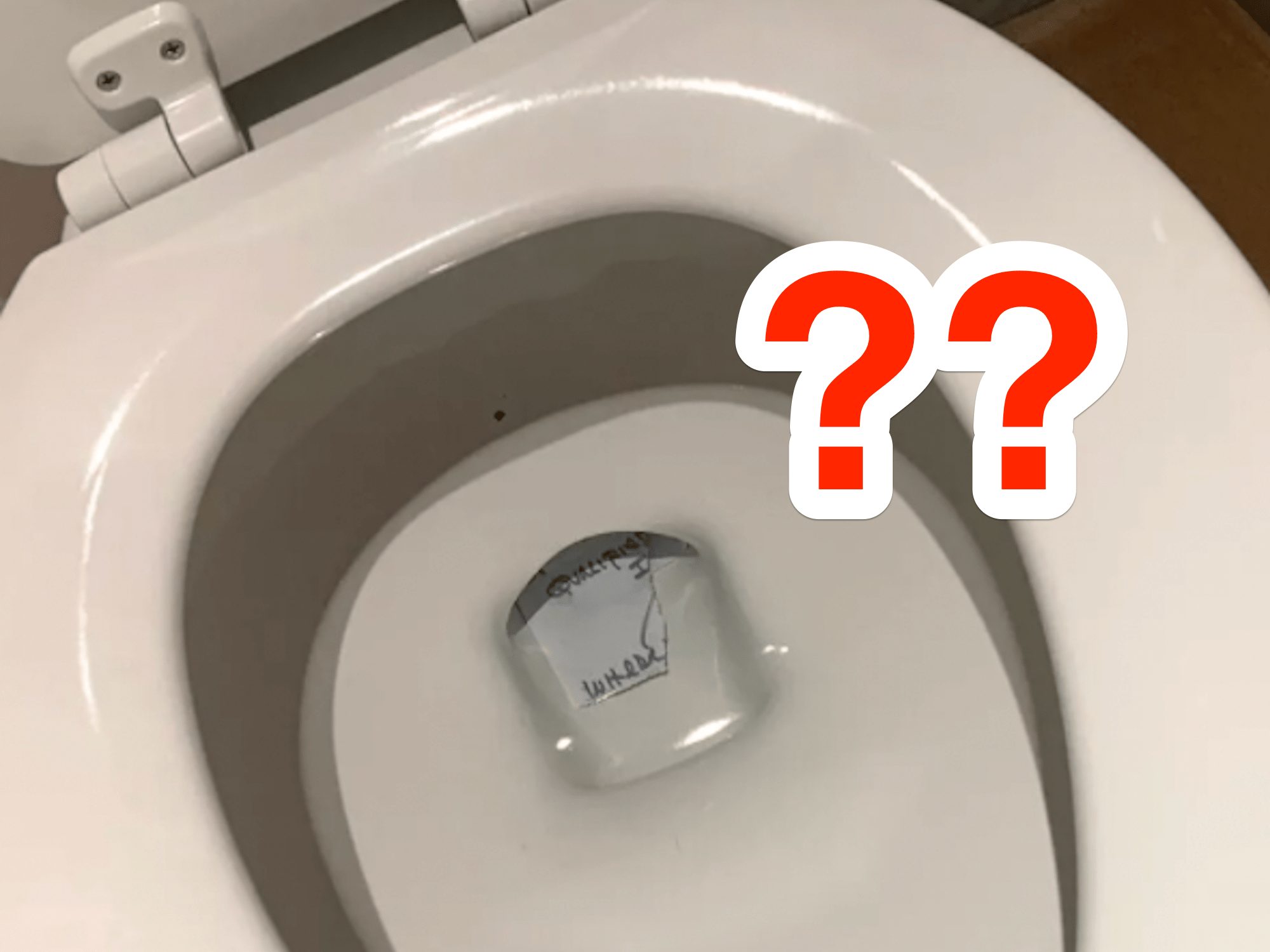 Photos purport to show notes Trump tried to destroy by flushing down