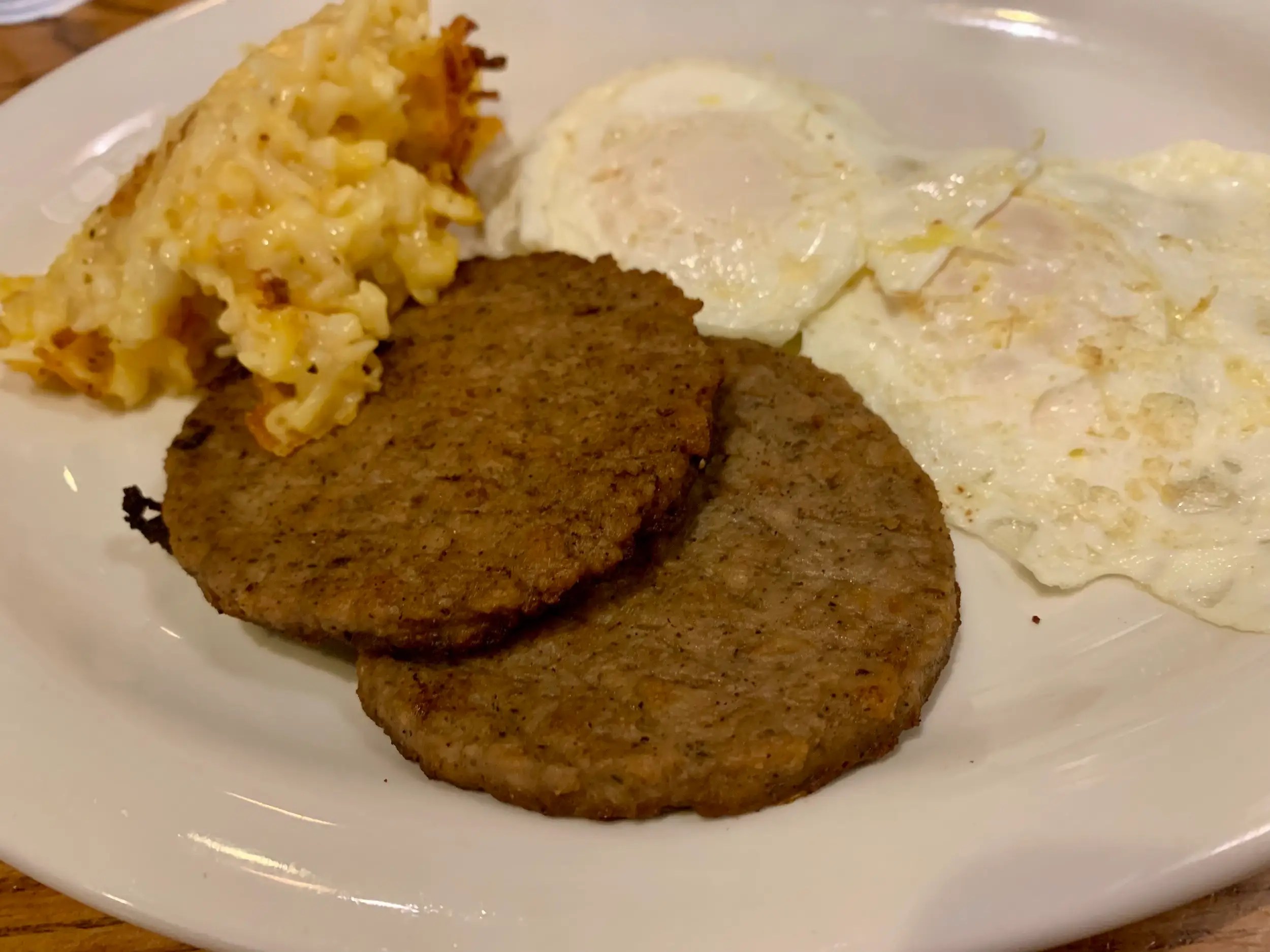 I tried Cracker Barrel's new plantbased sausage that's sparking online
