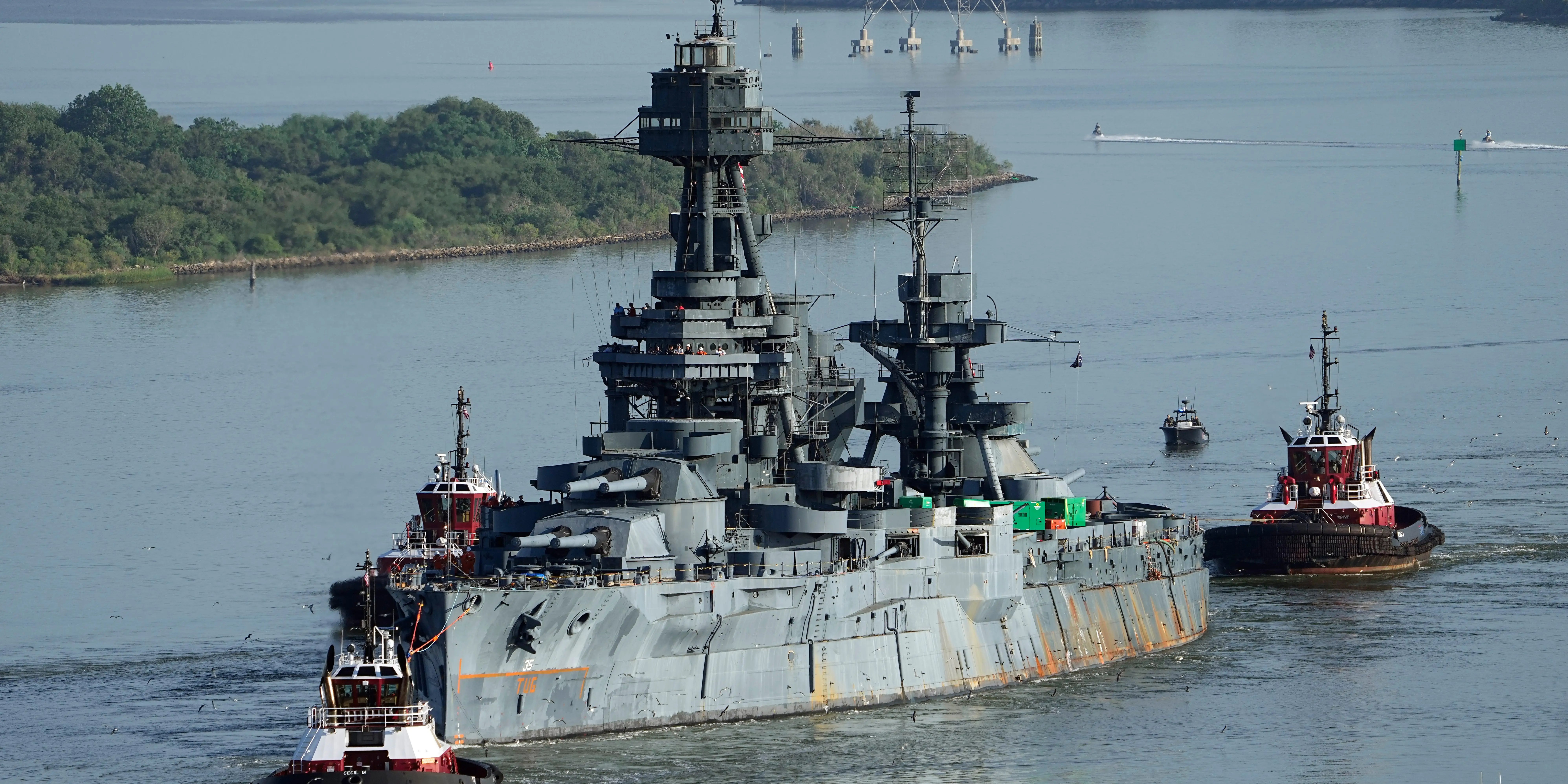 A lastofitskind battleship that fought in both world wars is on the