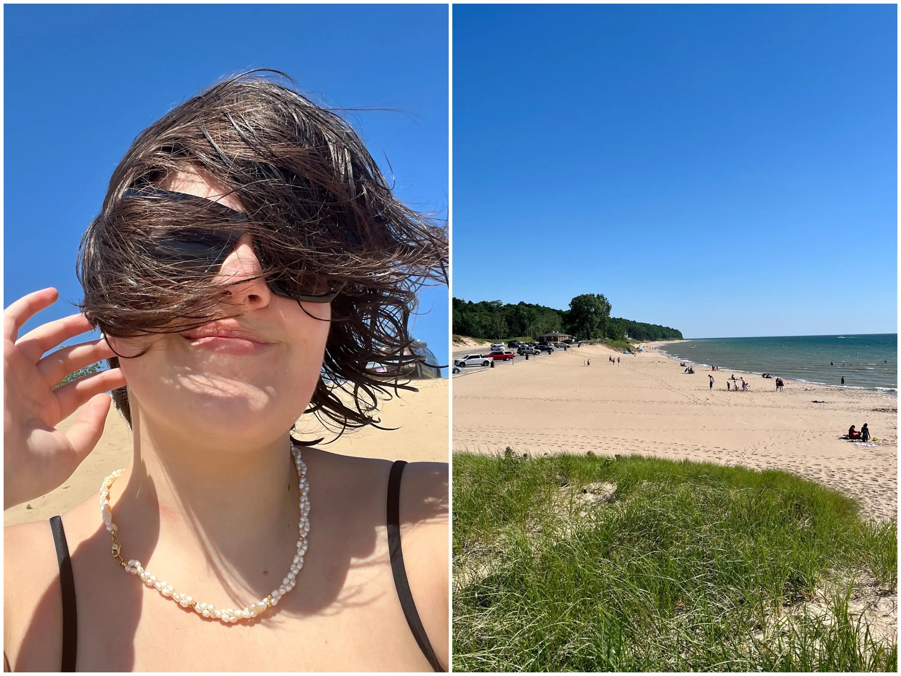 Photos I Enjoyed a Beach Day on Lake Michigan for the First Time
