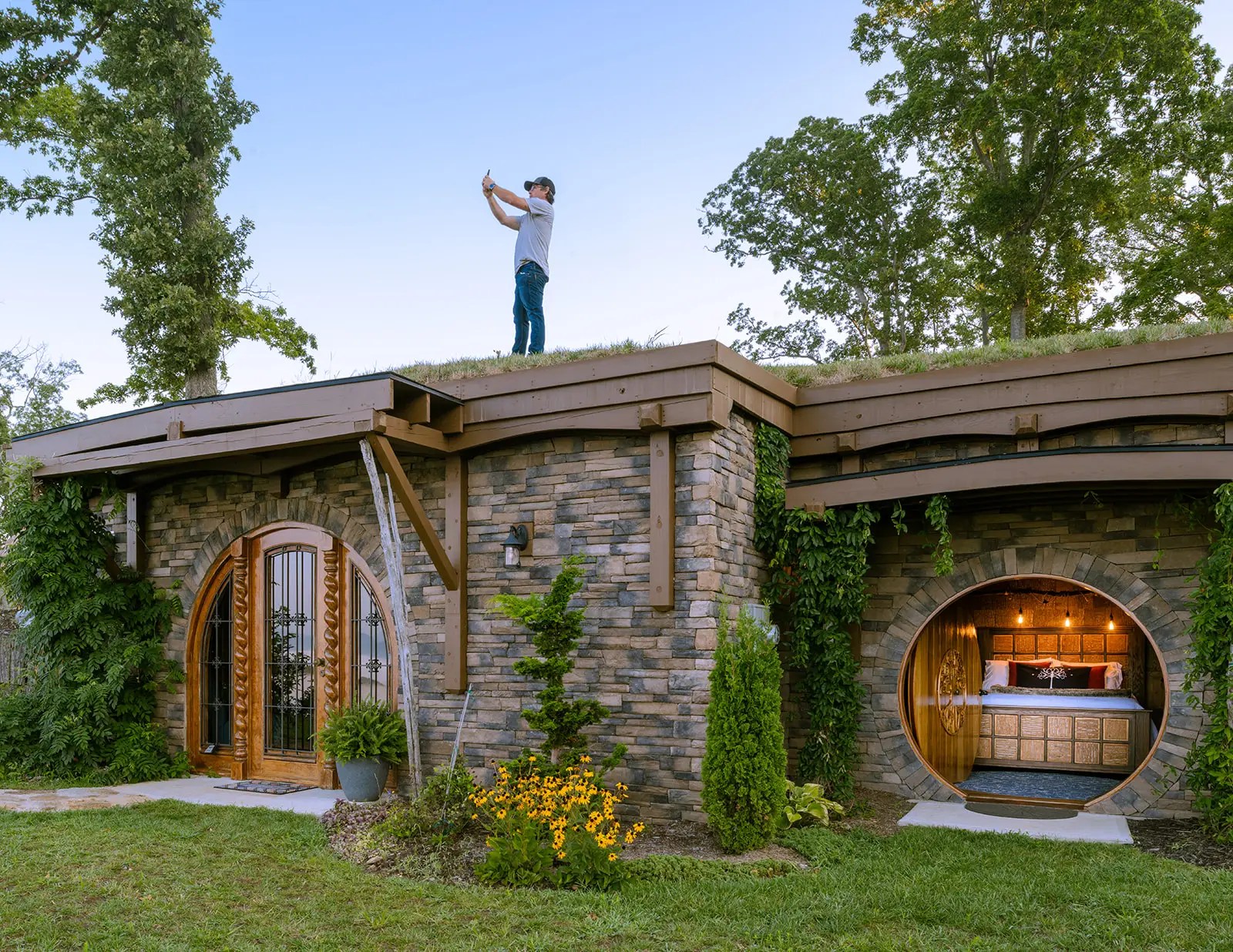 Couple Built Airbnb Home Nestled Into a North Carolina Mountainside