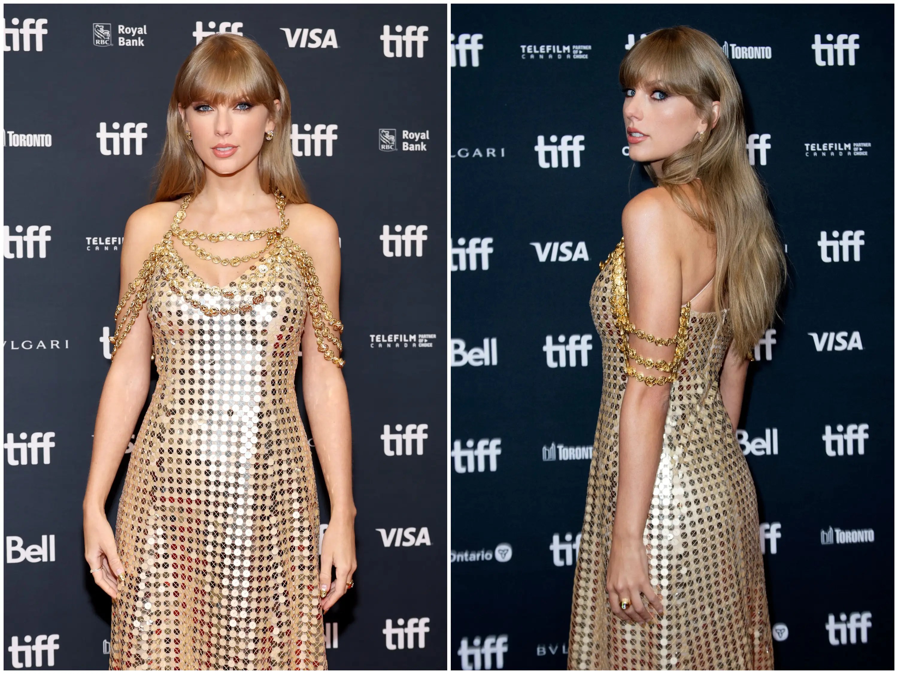Top 20 Most Popular taylor swift gold dress
