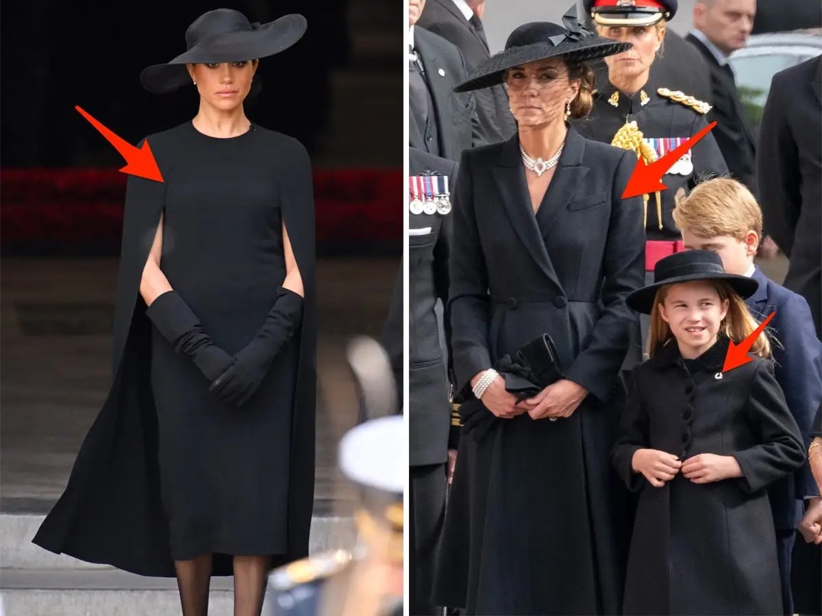 Hidden Meanings Behind Royals' Outfits for Queen Elizabeth's Funeral