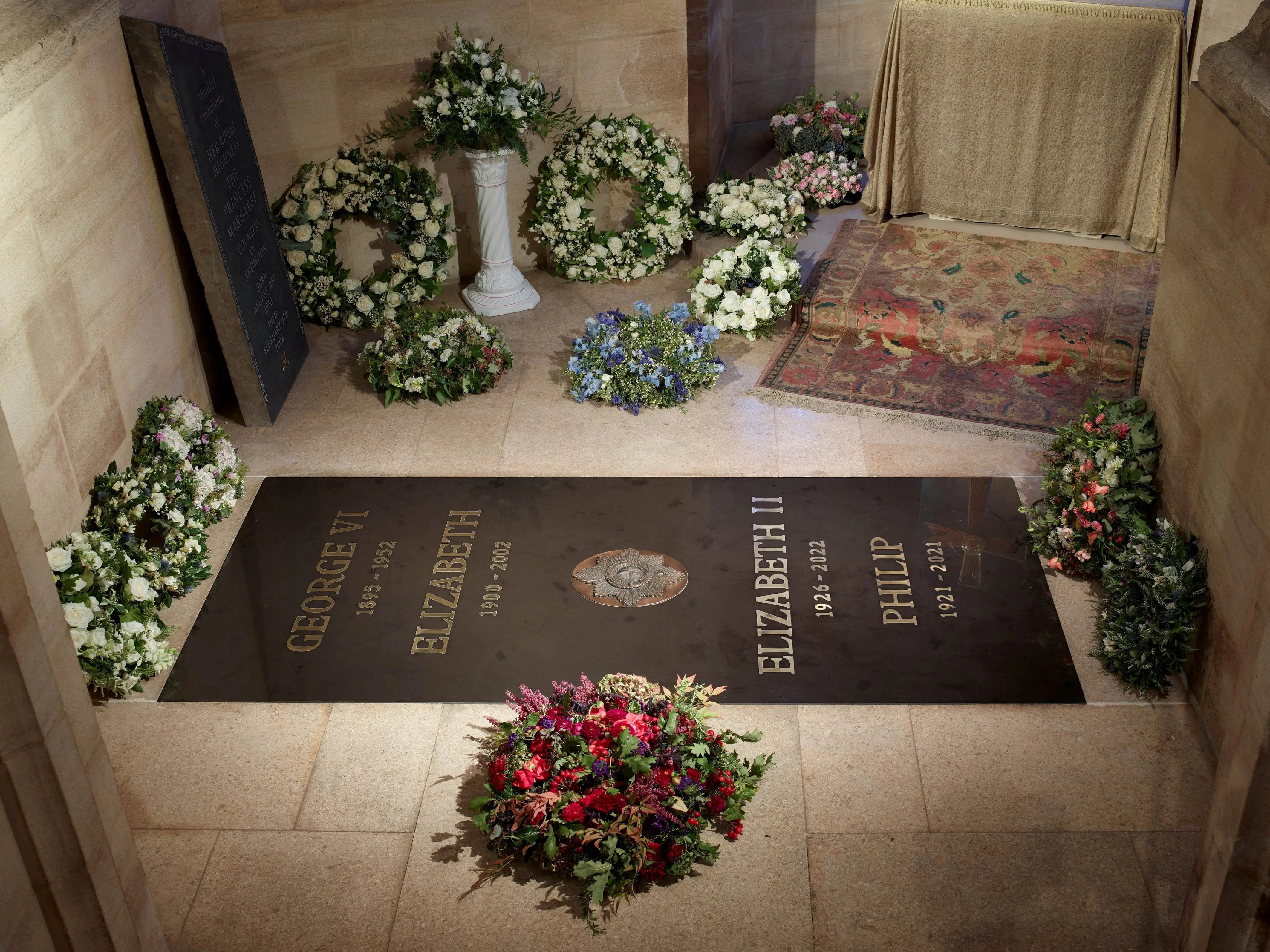 First Photo of Queen Elizabeth's Chapel Ledger Stone Released
