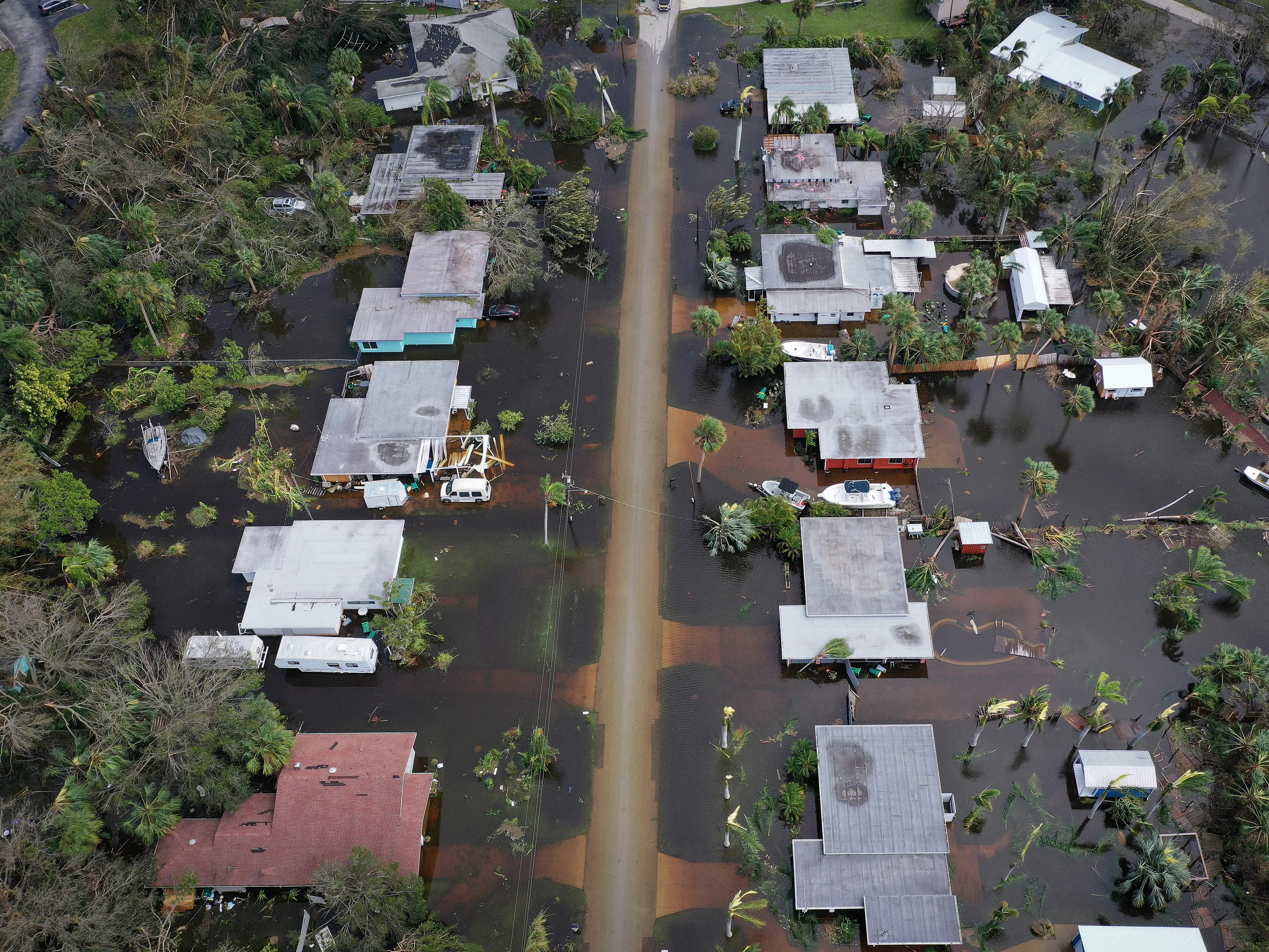 Aerial Photos Show Destruction Hurricane Ian Caused in Florida