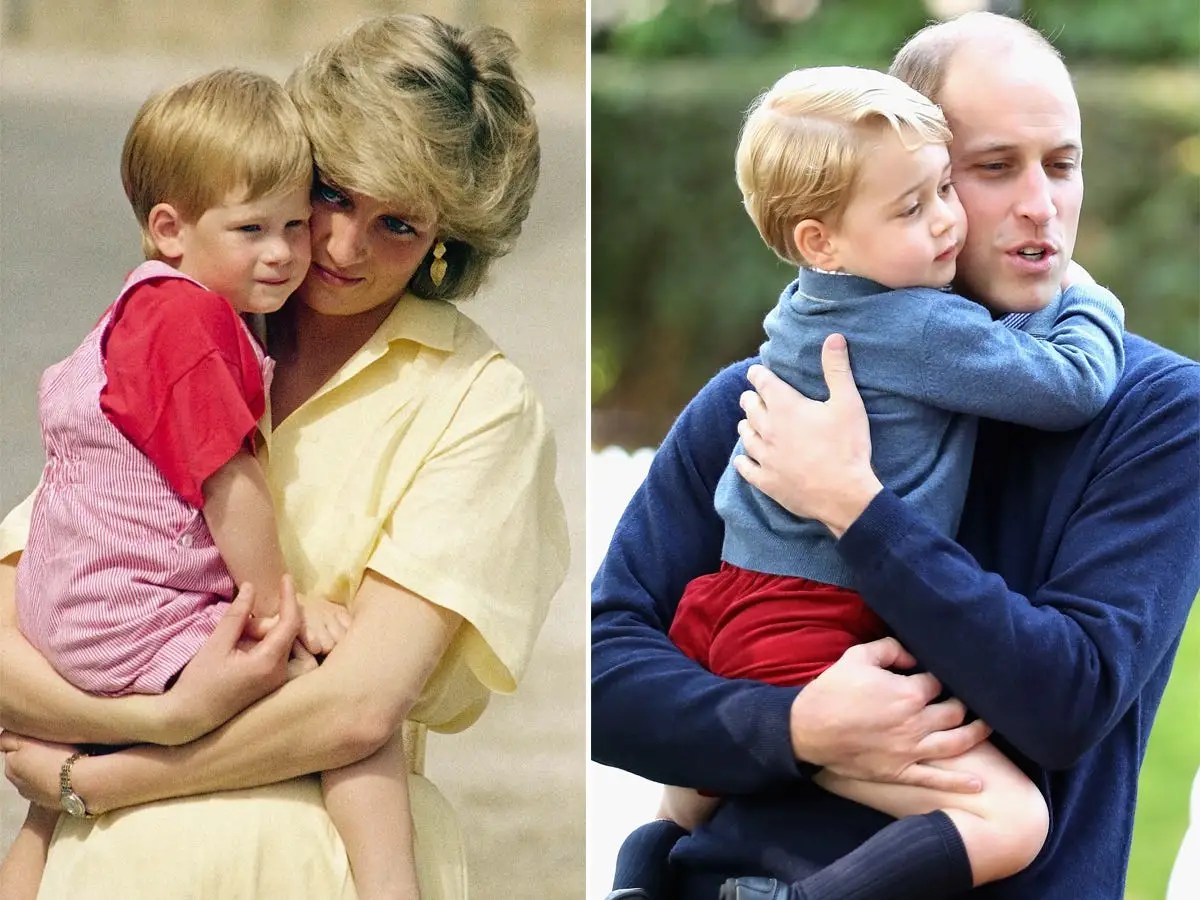 Photos of Princess Diana As a Parent Compared to Prince William