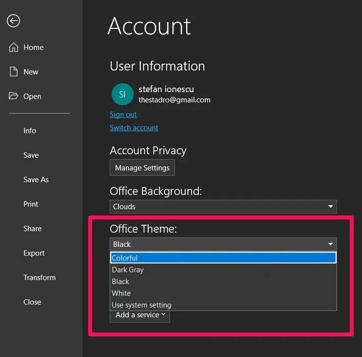 Spolna diskriminacija pesnica Prijamnik ms office dark mode