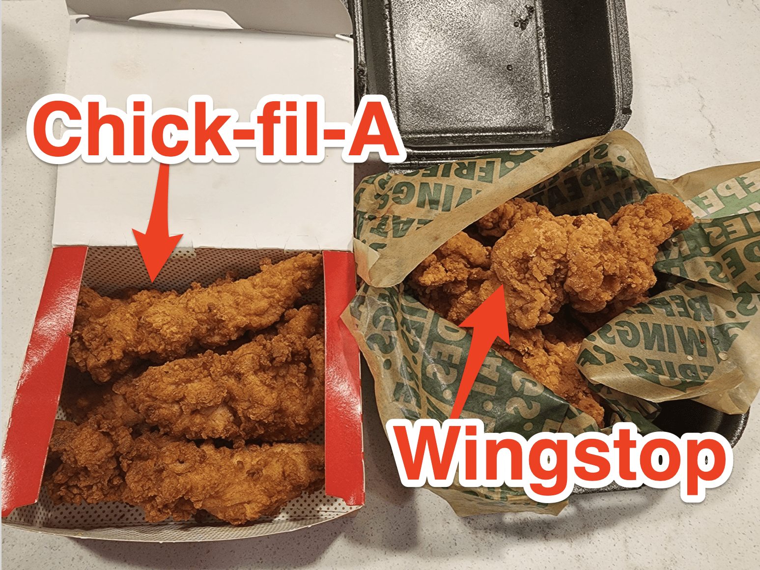 Comparing Popular FastFood Chicken Chains ChickFila Vs. Wingstop
