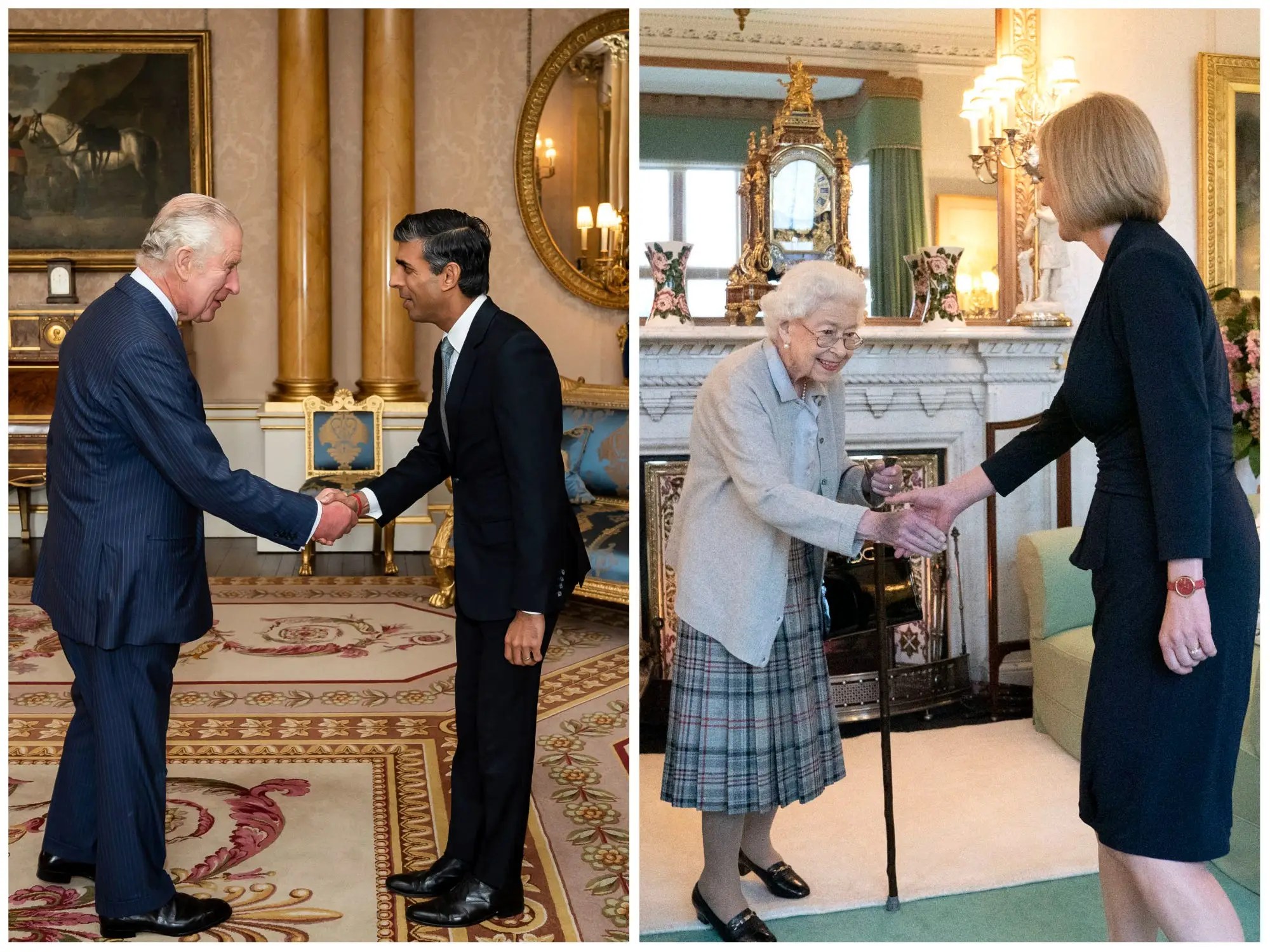 Photos Show King Charles Appointing Prime Minister Rishi Sunak