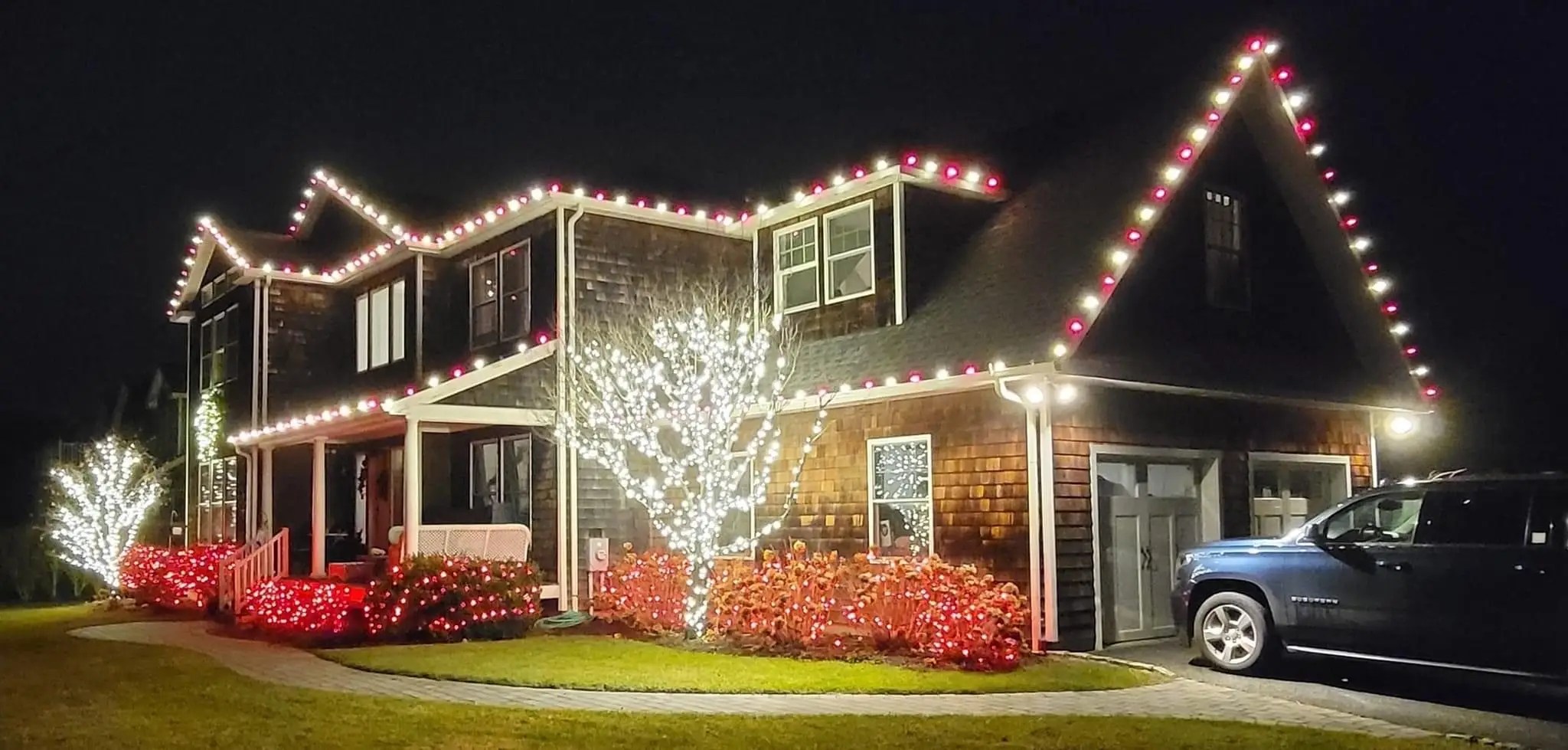 I install Christmas lights in the Hamptons. People think of it as a