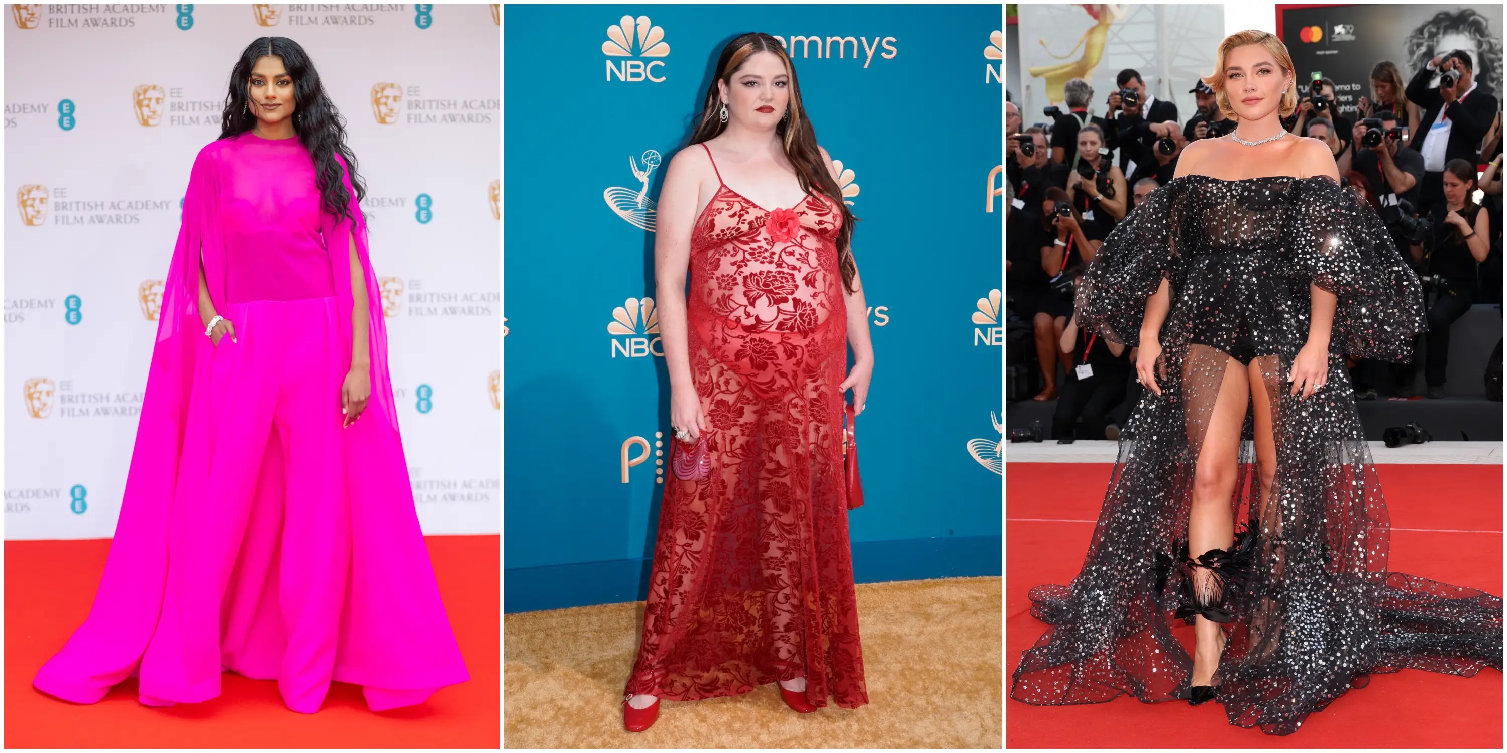 Best Sheer Dresses Celebrities Wore on the Red Carpet in 2022