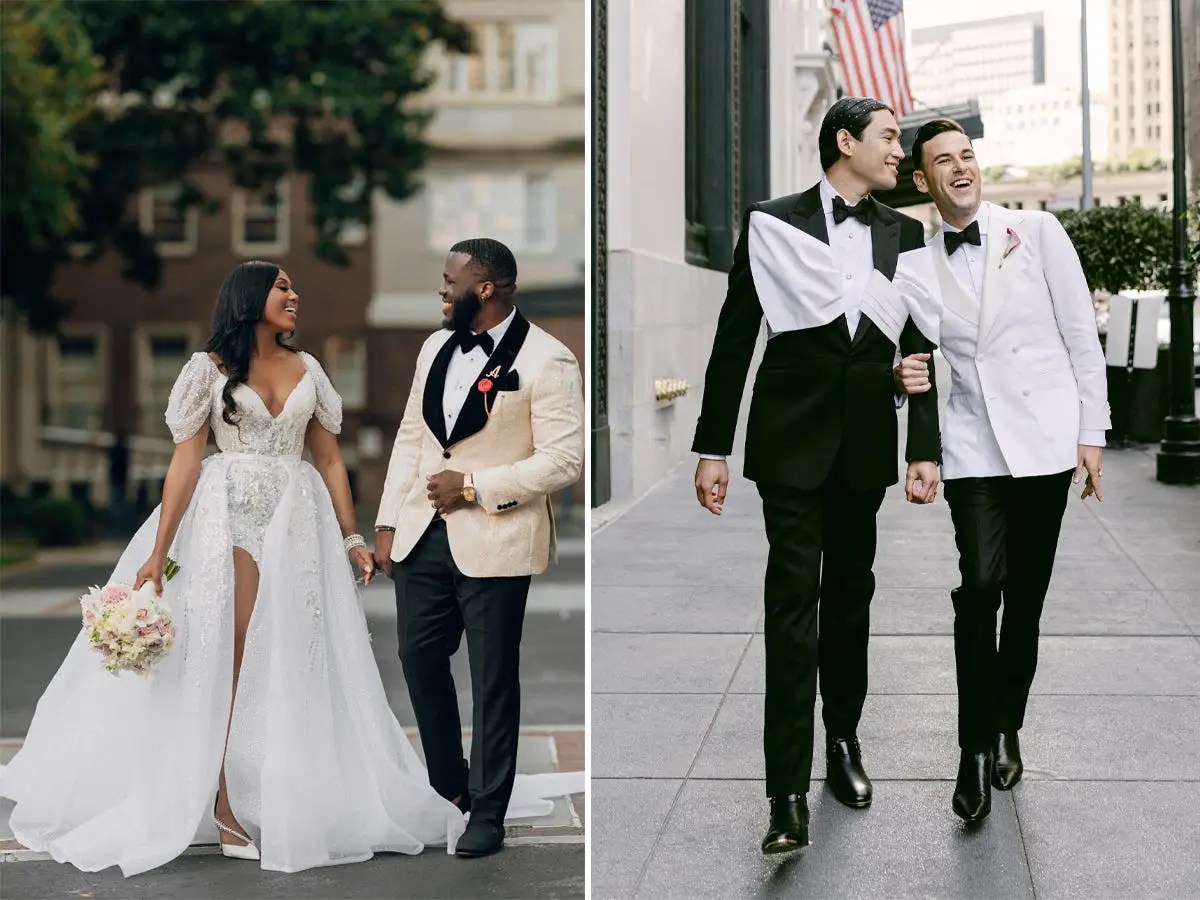 Best Wedding Outfits Brides and Grooms Wore in 2022 Business Insider