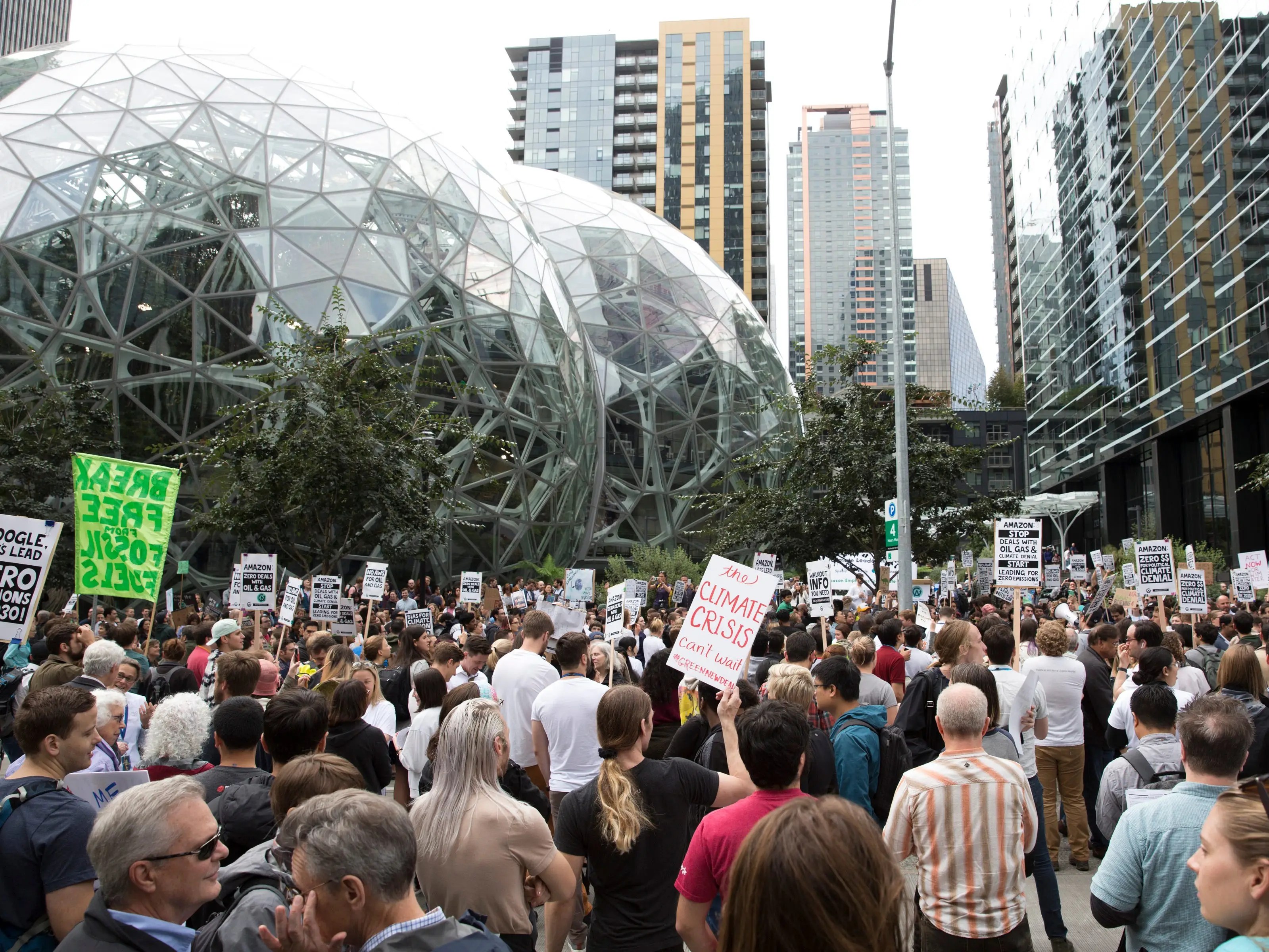Amazon Workers Are Challenging Job Cuts and the Office Reopening