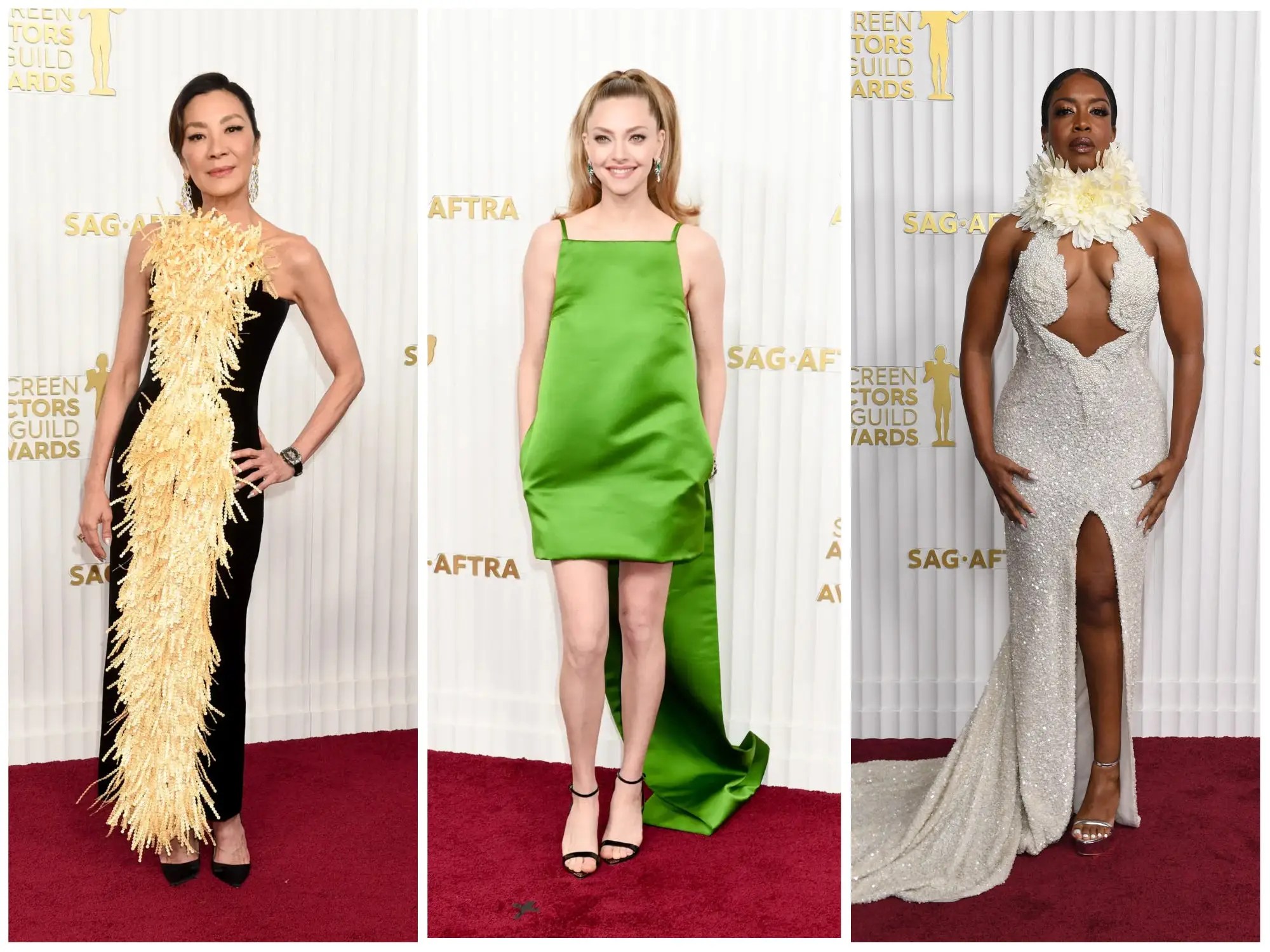 Photos Celebrity Looks That Missed the Mark at the 2023 SAG Awards