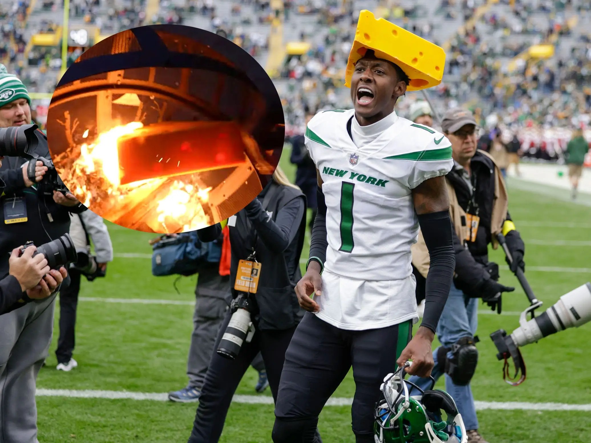 VIDEO Sauce Gardner Courts Aaron Rodgers to Join Jets by Burning