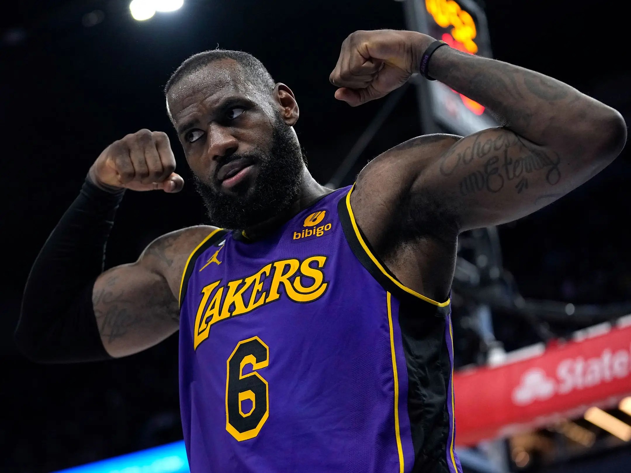 Lebron James Celebration Game Winning Shot