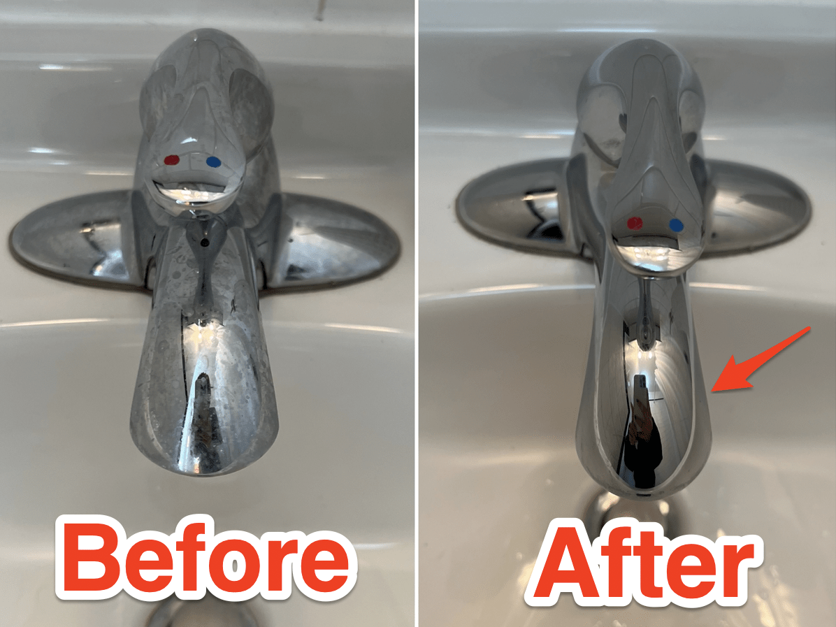 TikTok Hack Uses Parchment Paper to Clean Hard Water Stains