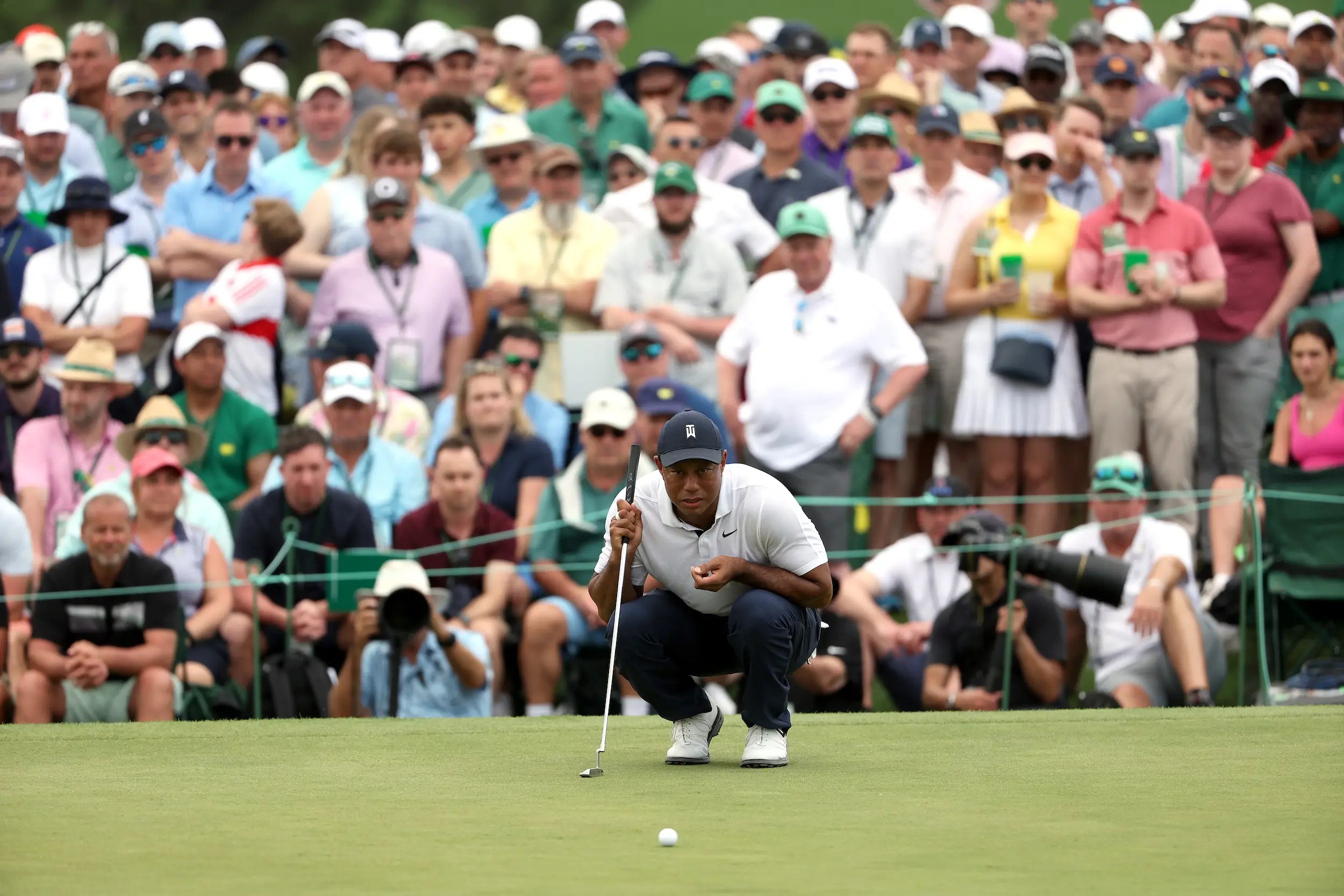 The Masters golf tournament bans cell phones and that rule is not going to change anytime soon