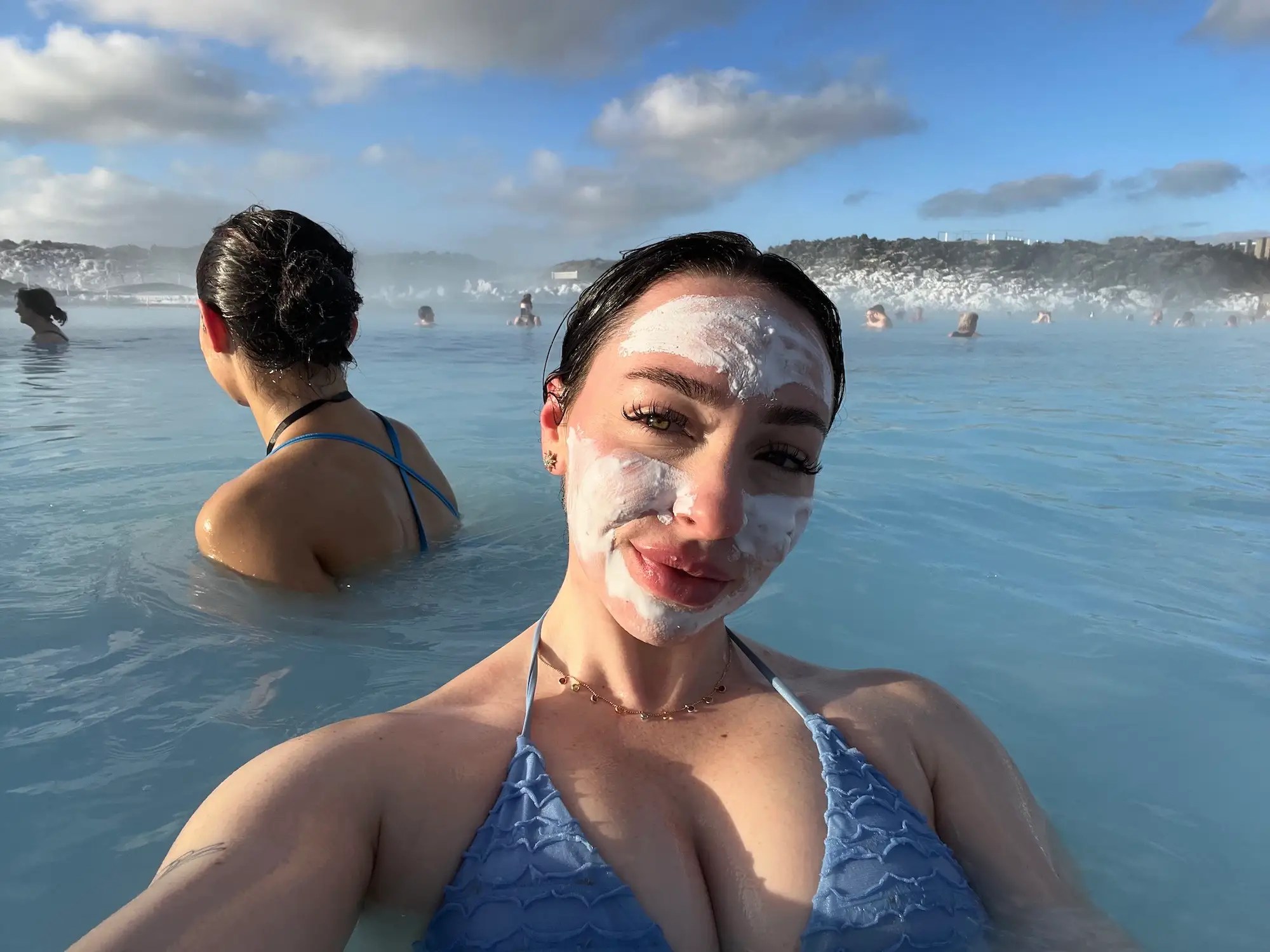 TikTokers said getting their hair wet in Iceland’s Blue Lagoon left it