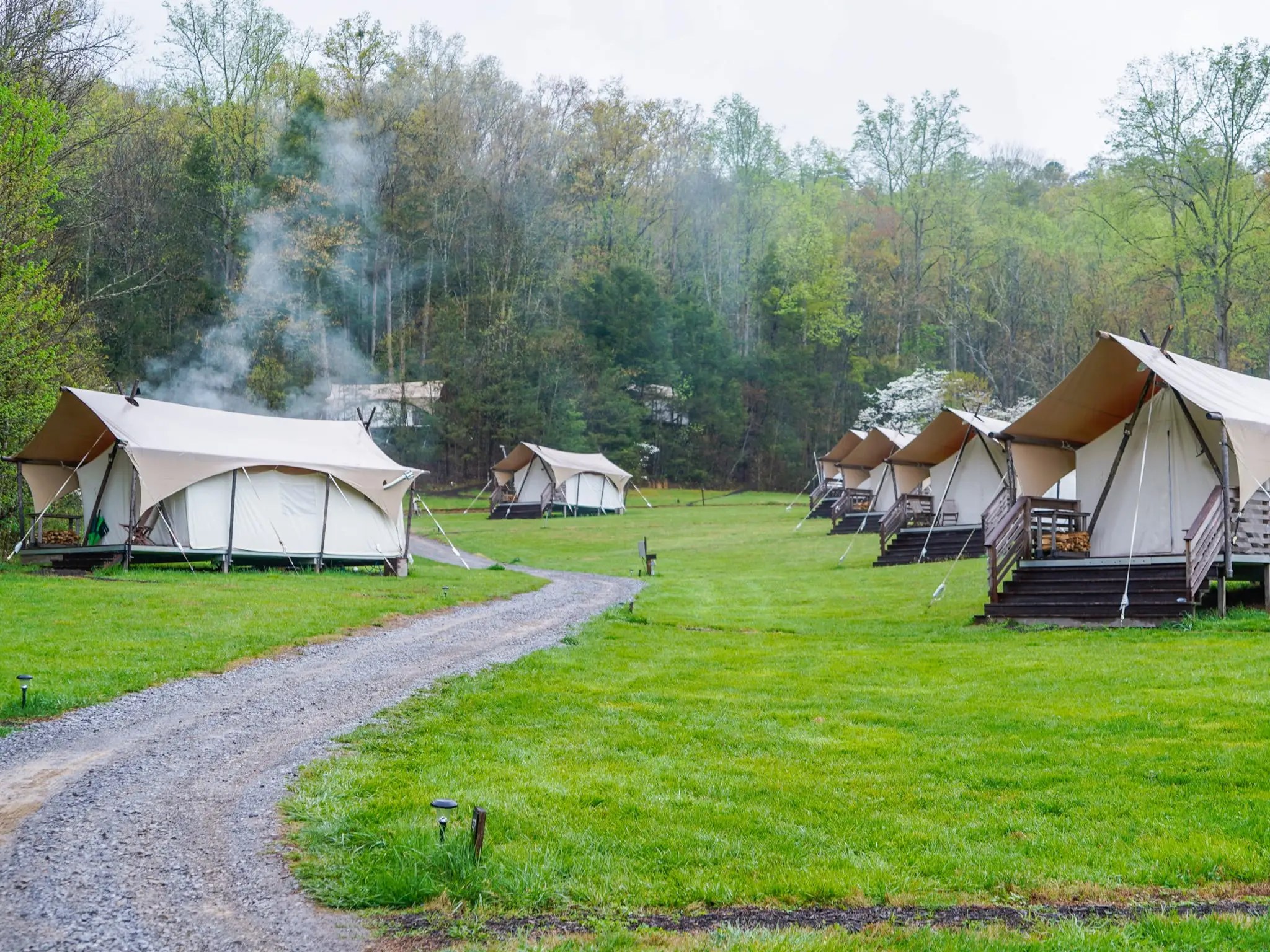 Why I preferred sleeping in a glamping tent over cozy cabins during my