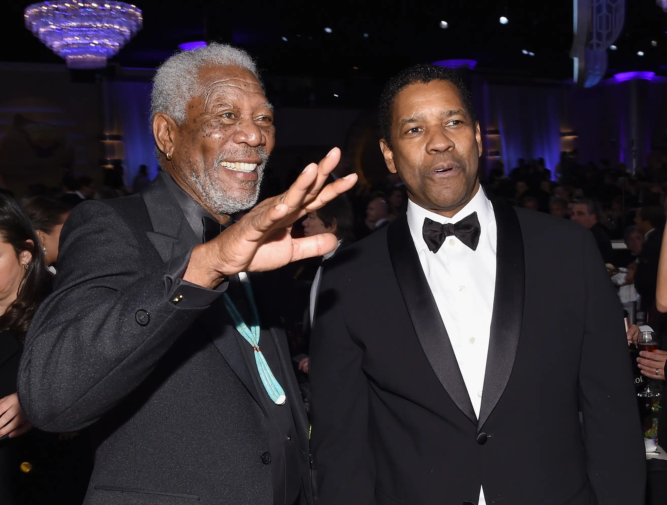 Freeman Said He Is 'Envious' of Denzel Washington's Career