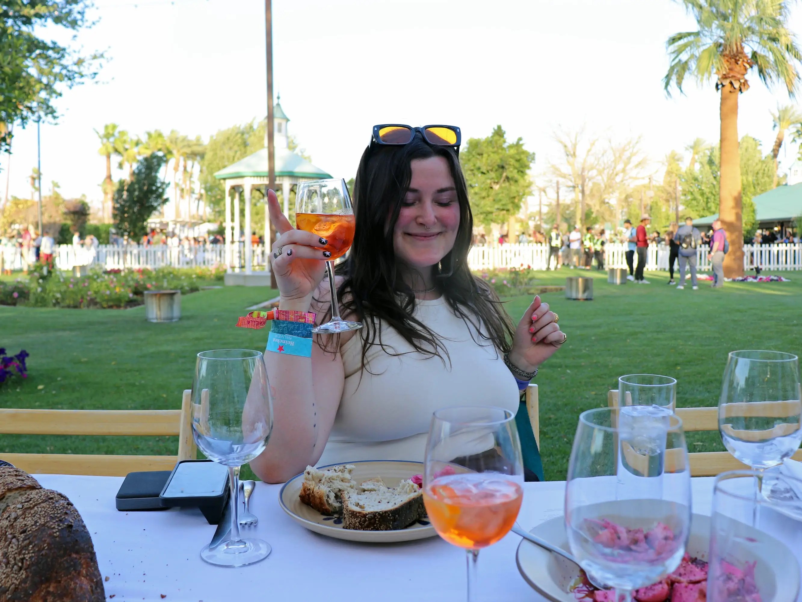 Take a look inside Coachella’s VIP dining experience, where a seat at