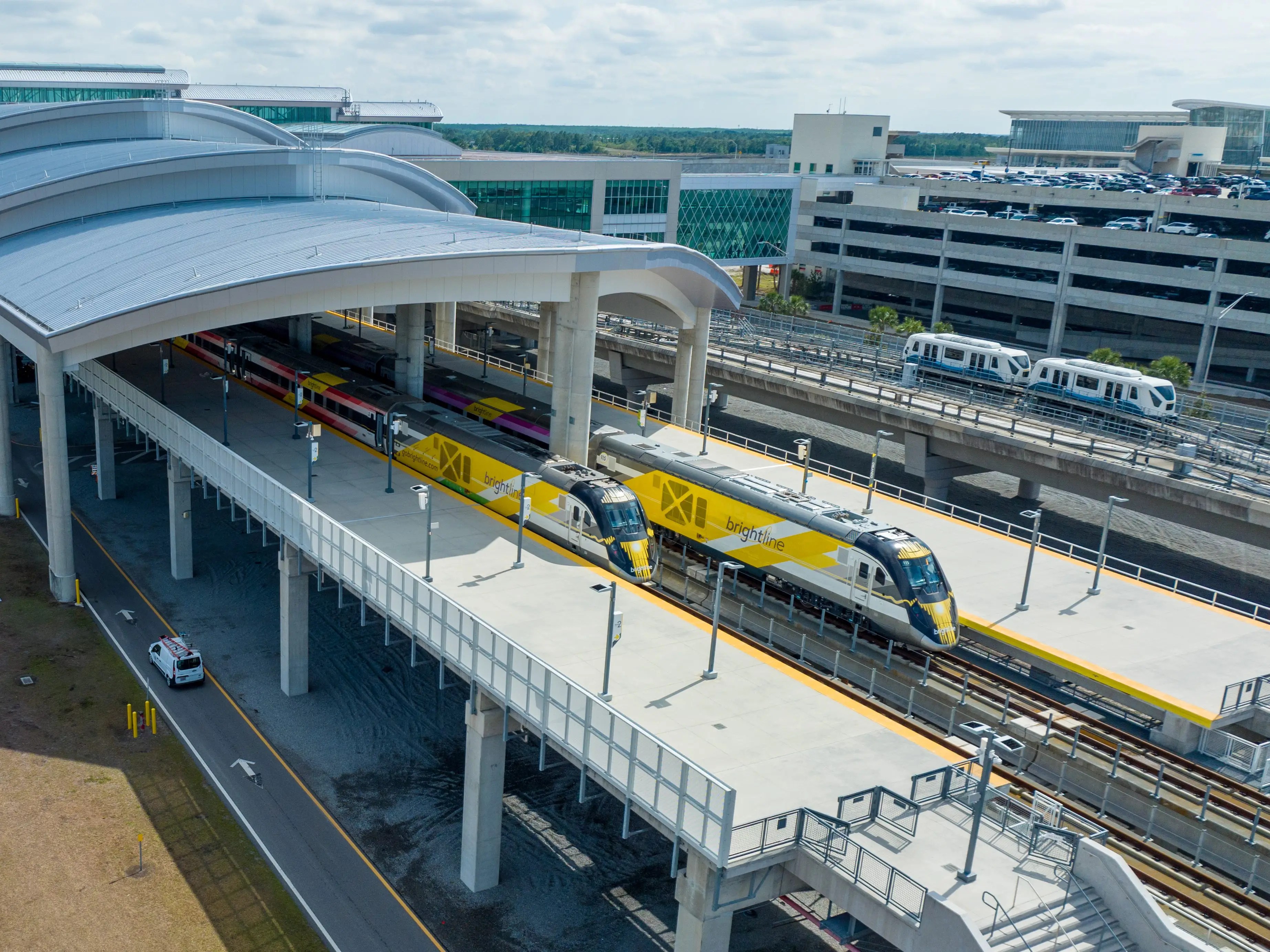 Brightline Unveils New Train Station at Orlando International Airport