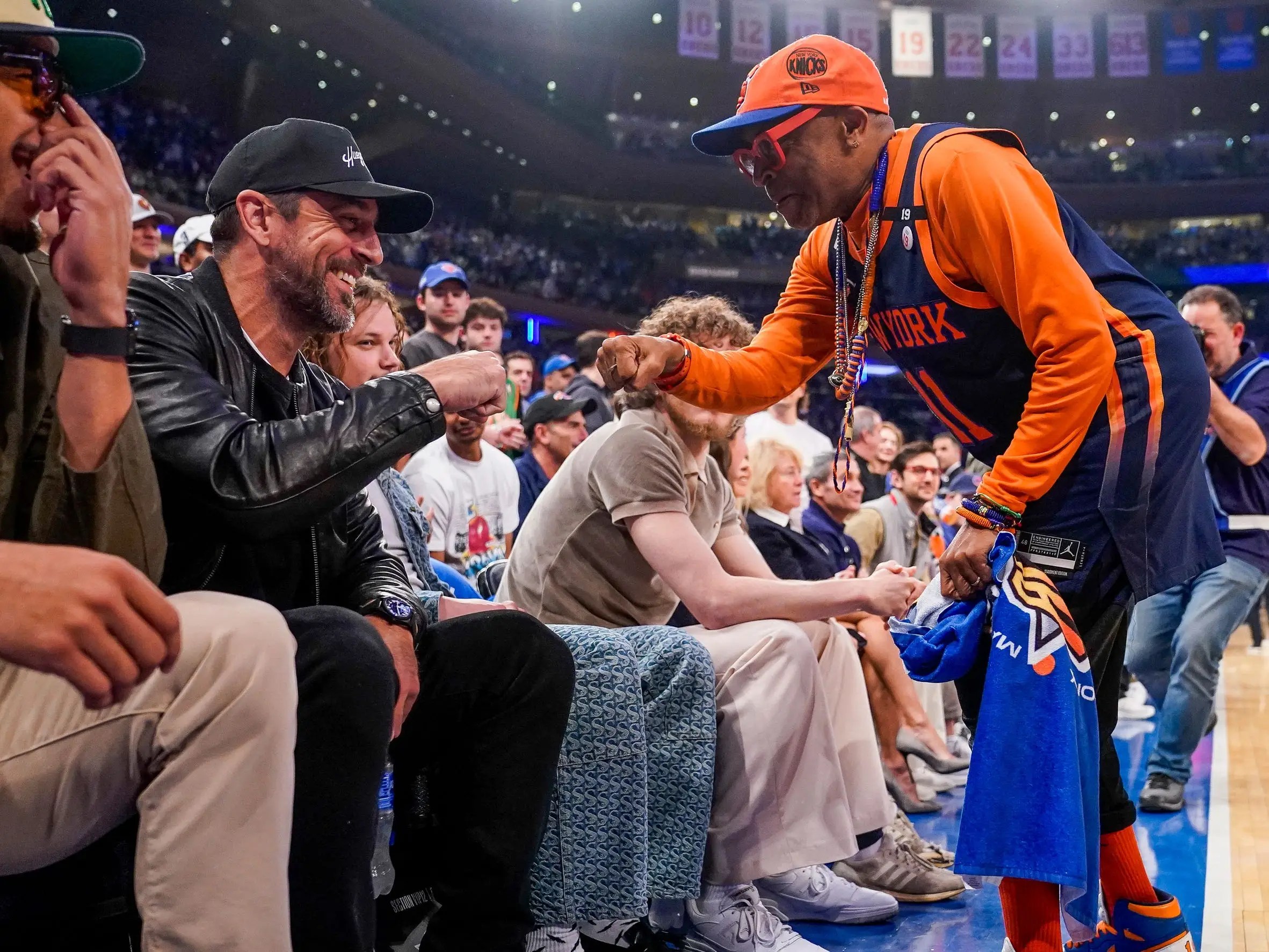 PHOTOS Superstar Celebrities Attend Knicks Playoff Game Business Insider