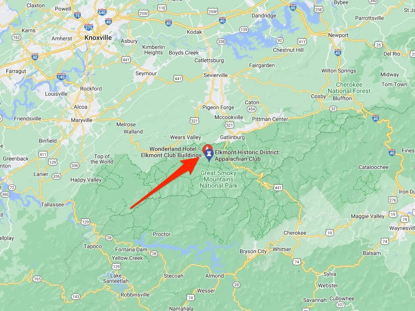 I explored an abandoned resort town in the Great Smoky Mountains where