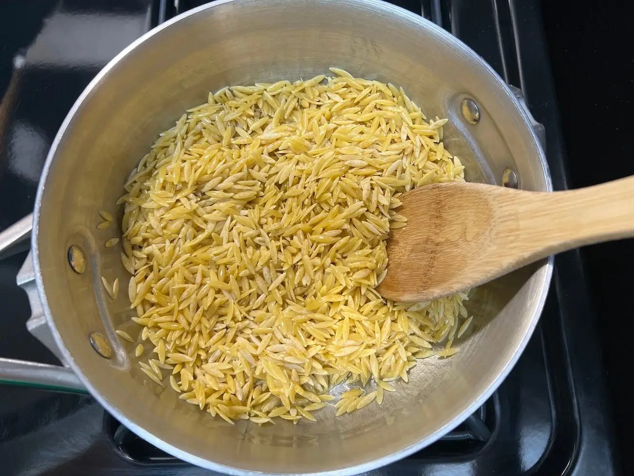 I make my Greek grandmother’s 20minute orzo recipe whenever I feel