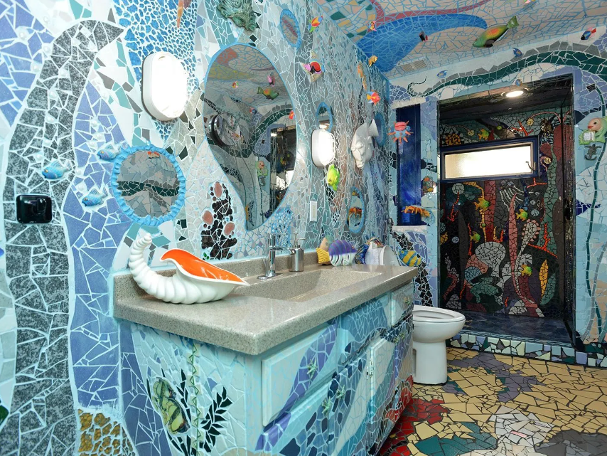 Quirky Missouri House Covered in Mosaic Listed for 499,900 Photos