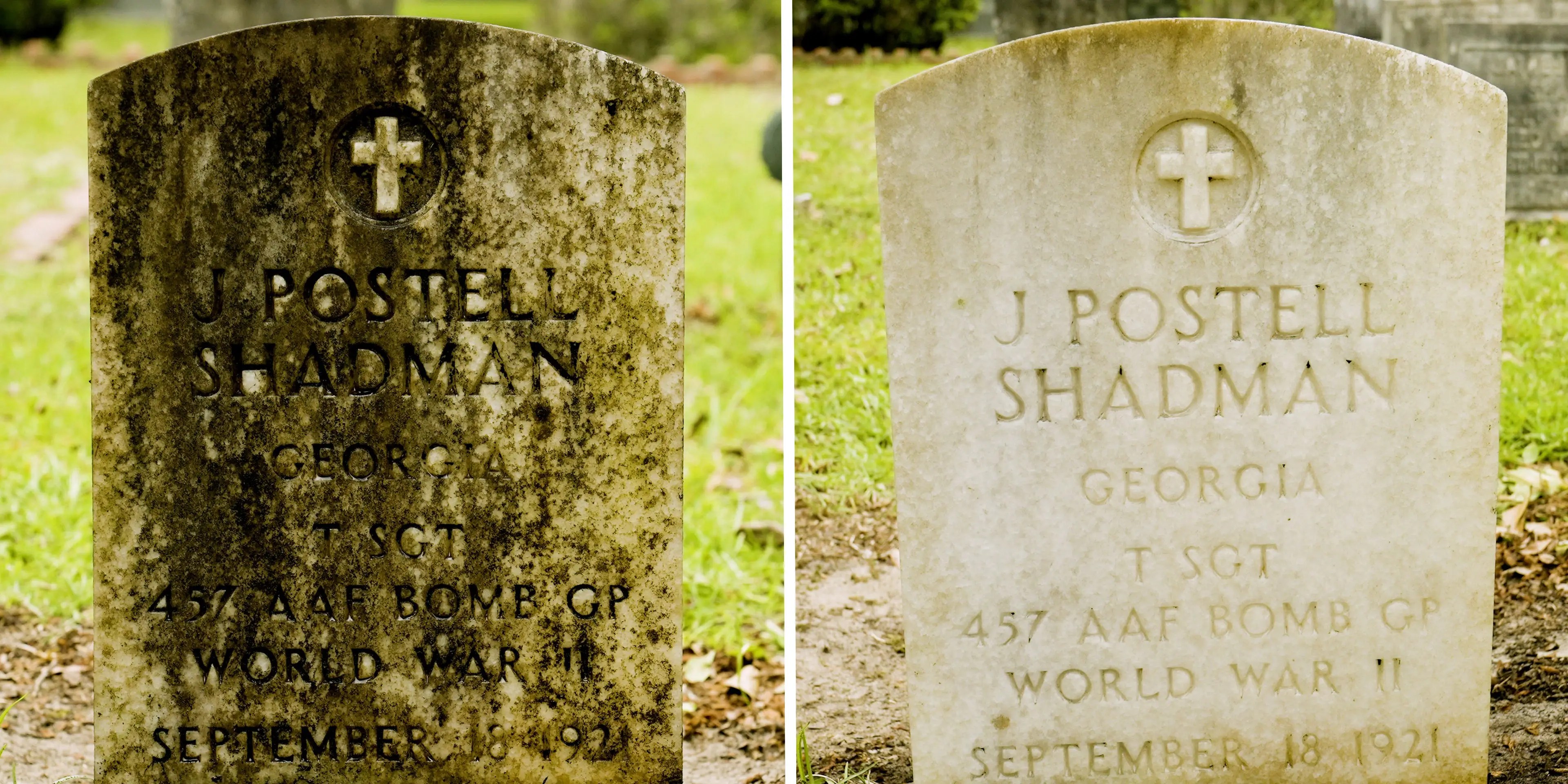 Navy Veteran Deep Cleans World War II Headstones IMPROVENEWS Today's Breaking