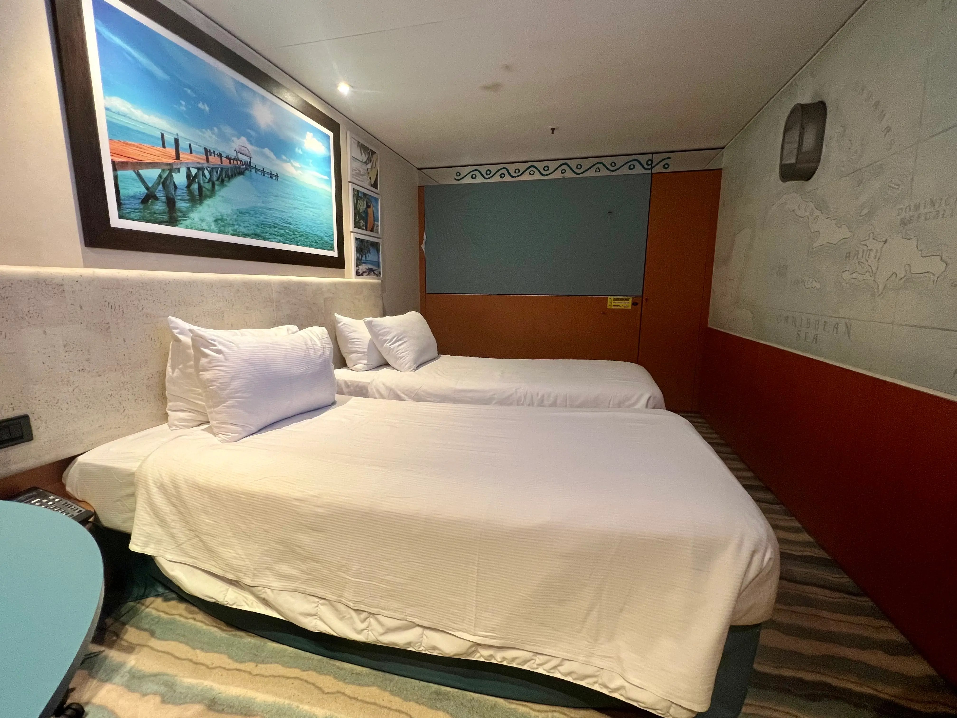I stayed in Margaritaville at Sea’s renovated cabins. My 176square
