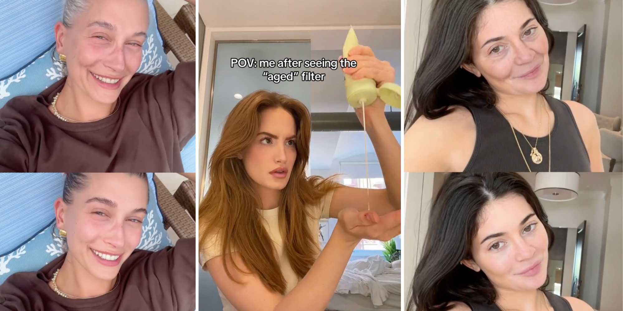 A viral filter that makes you look older sparked a conversation about