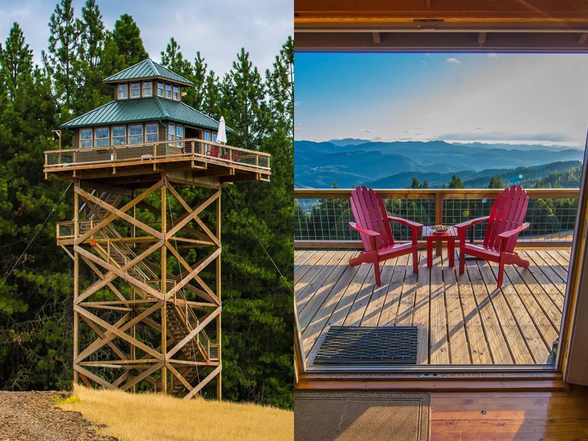 Couple Rents 40Foot FireLookout Tower on Airbnb for 257, Photos