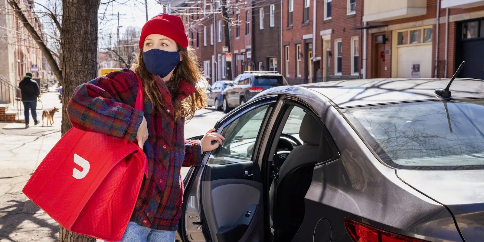 Typical Uber, Delivery Driver Millennial Who Relies on Tipping, Earns