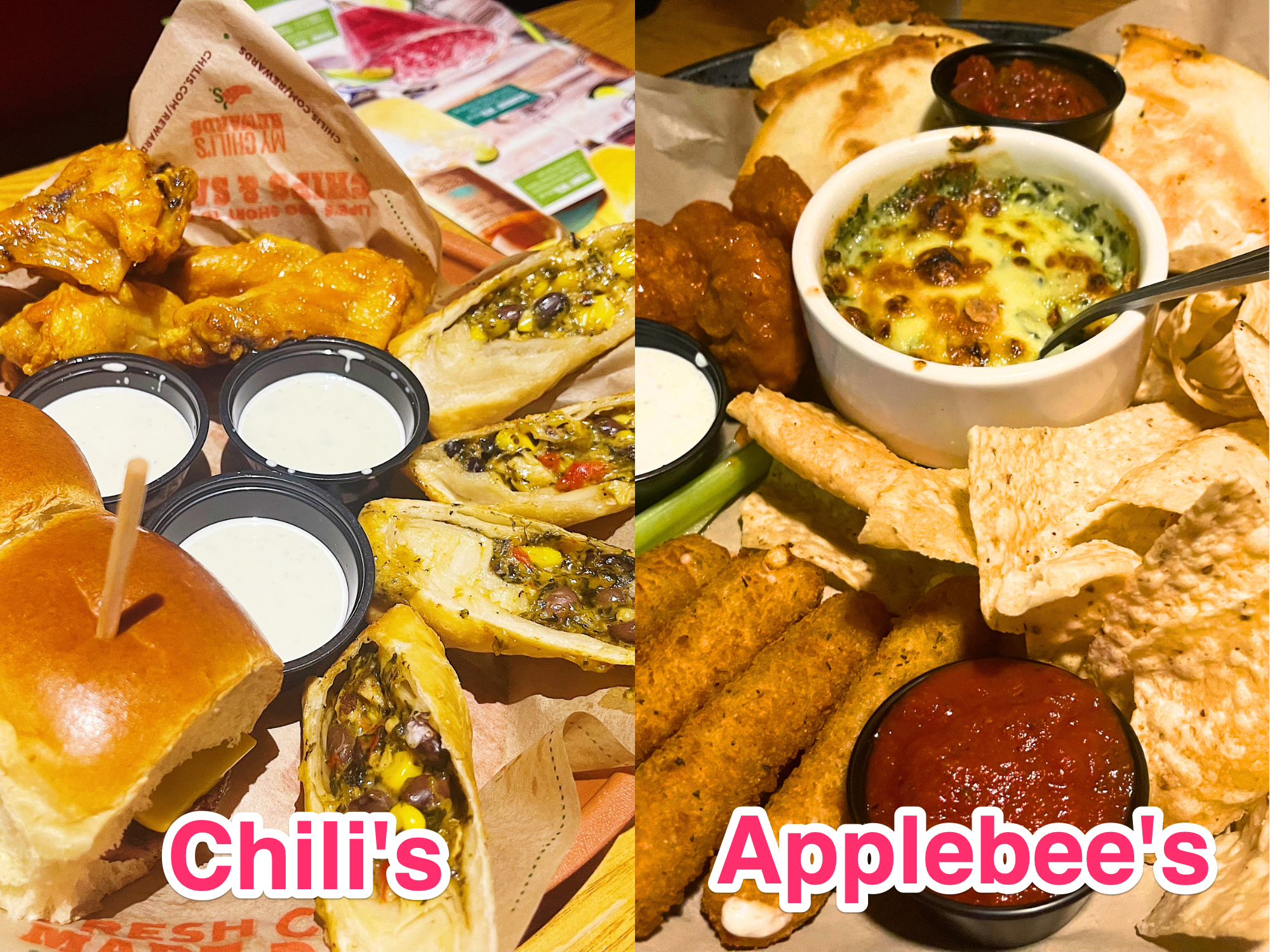 I Ordered the Same Meal at Chili's and Applebee's, Winner Was Clear