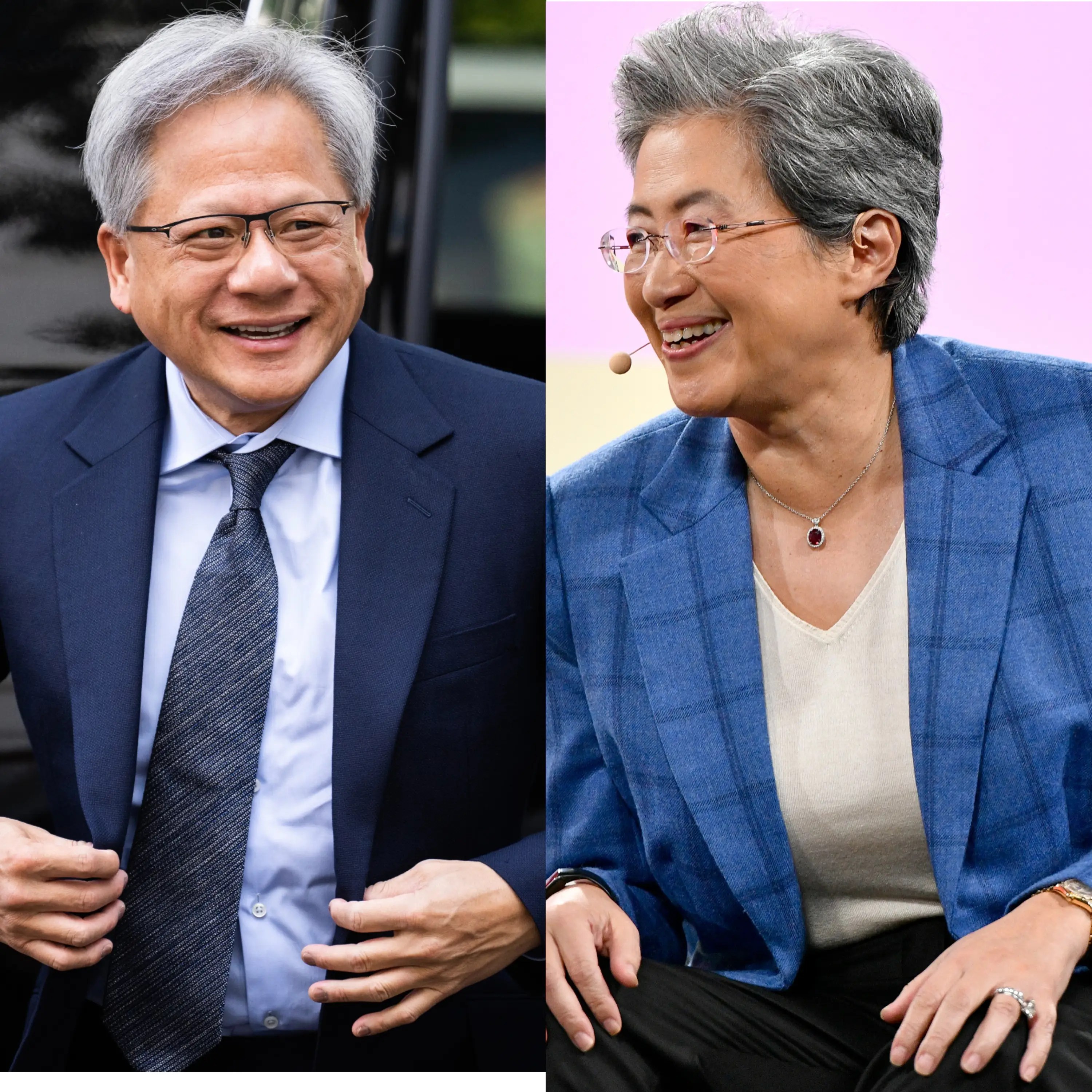 Chip Giant Nvidia's Jensen Huang and AMD's Lisa Su Are Cousins