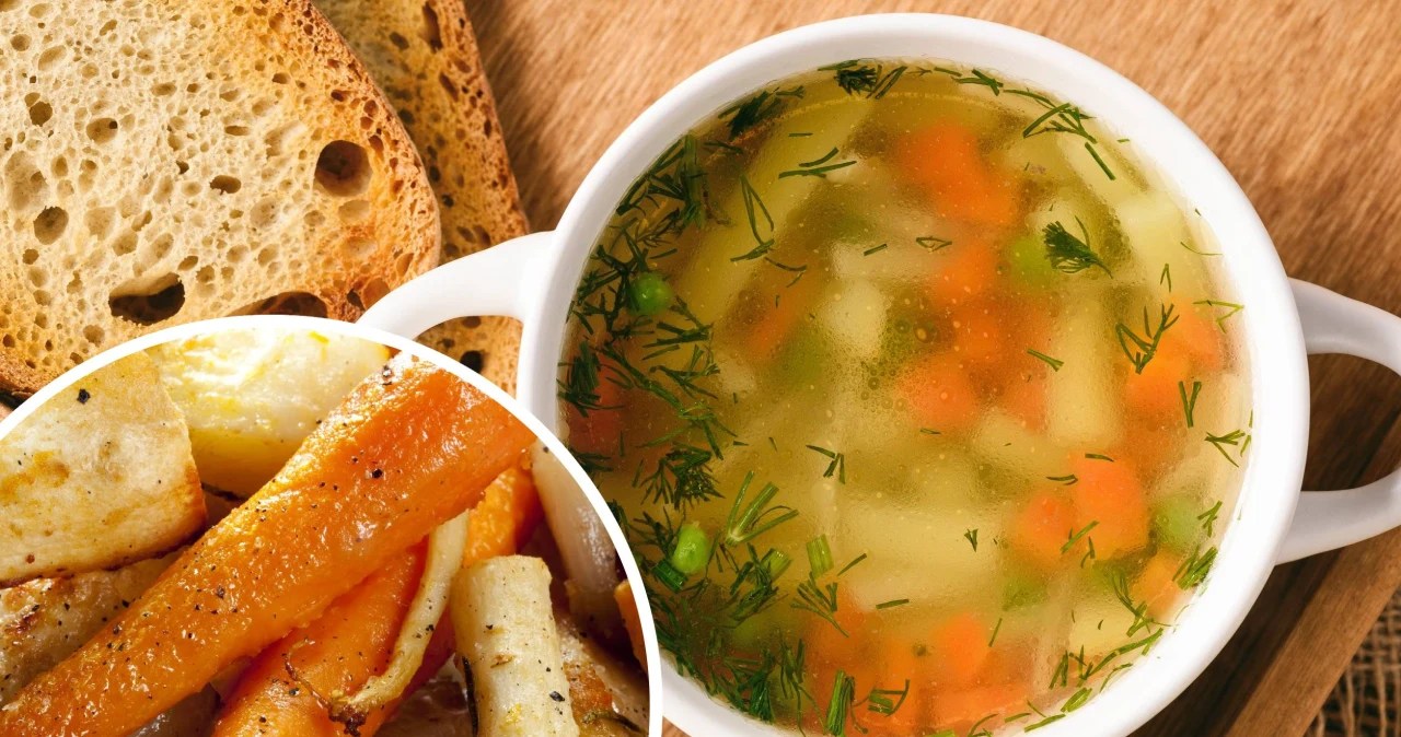 Rosół z pieczonych warzyw Przepis krok po kroku Kobieta w INTERIA.PL