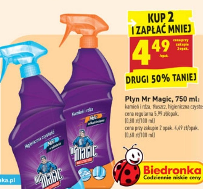 Archiwum Płyn Mr Magic Biedronka 30. 07. 2018 05. 08. 2018