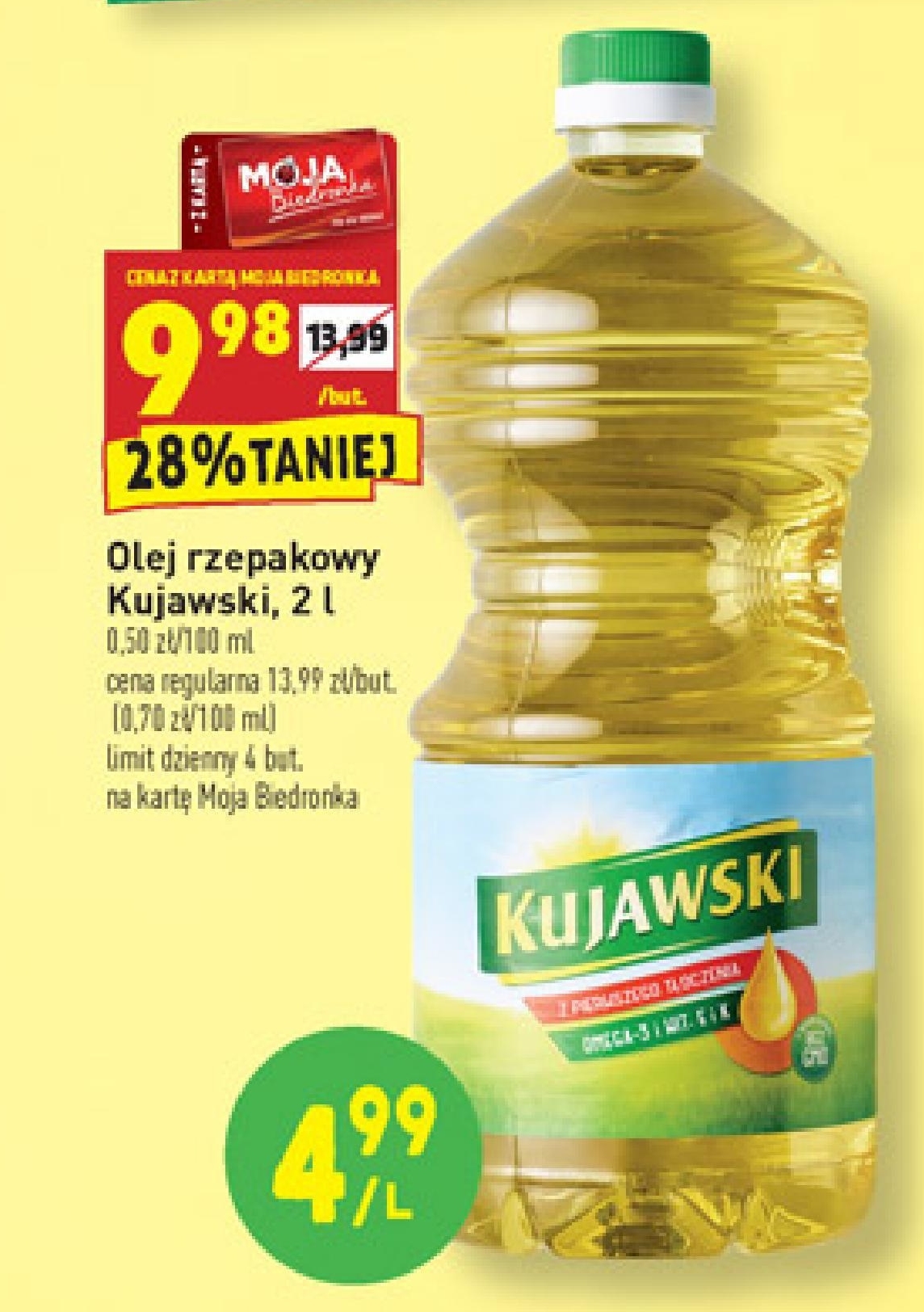 Archiwum Olej Kujawski Biedronka 02. 04. 2020 08. 04. 2020