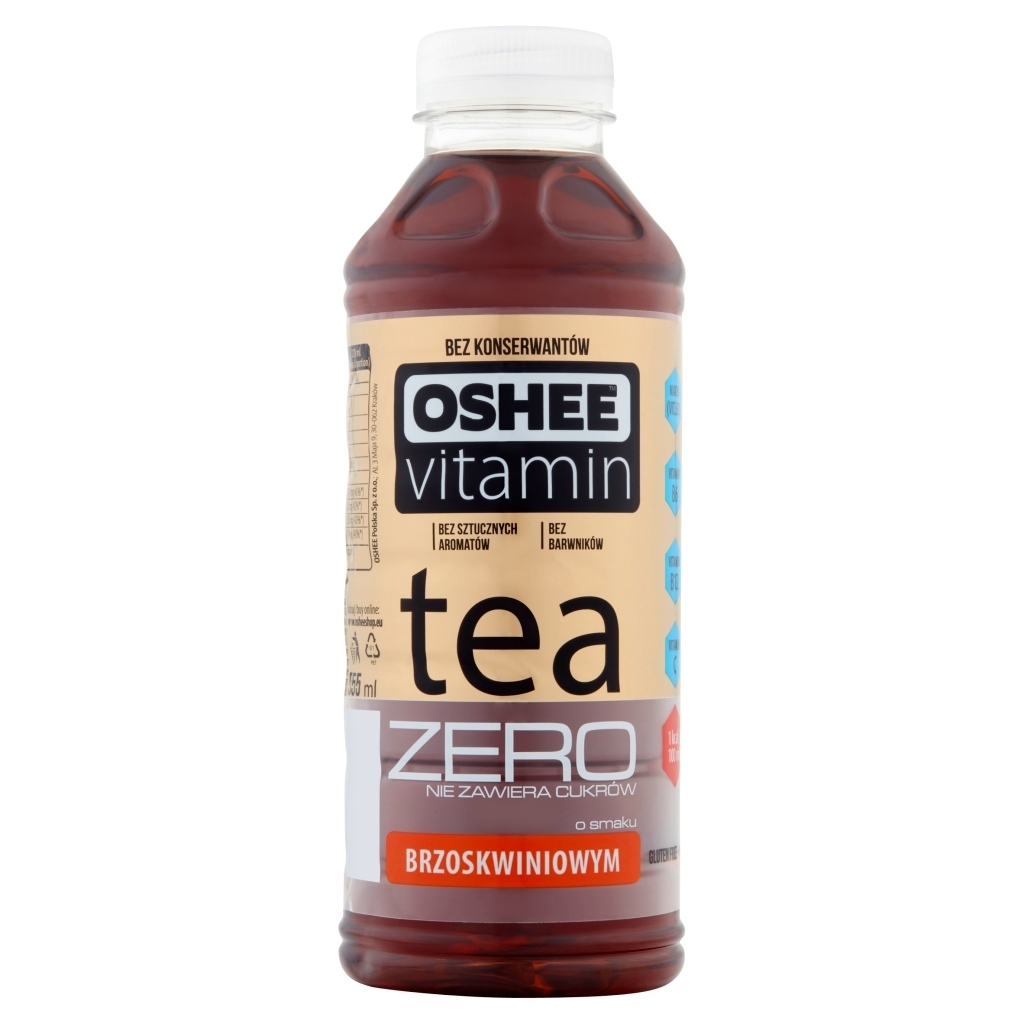 Oshee Vitamin Black Tea Zero Niegazowany napój herbaciany o smaku