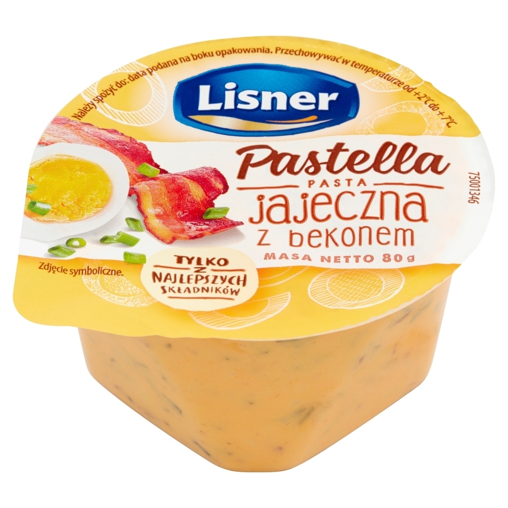 Lisner Pastella Pasta jajeczna z bekonem 80 g promocje i gdzie można
