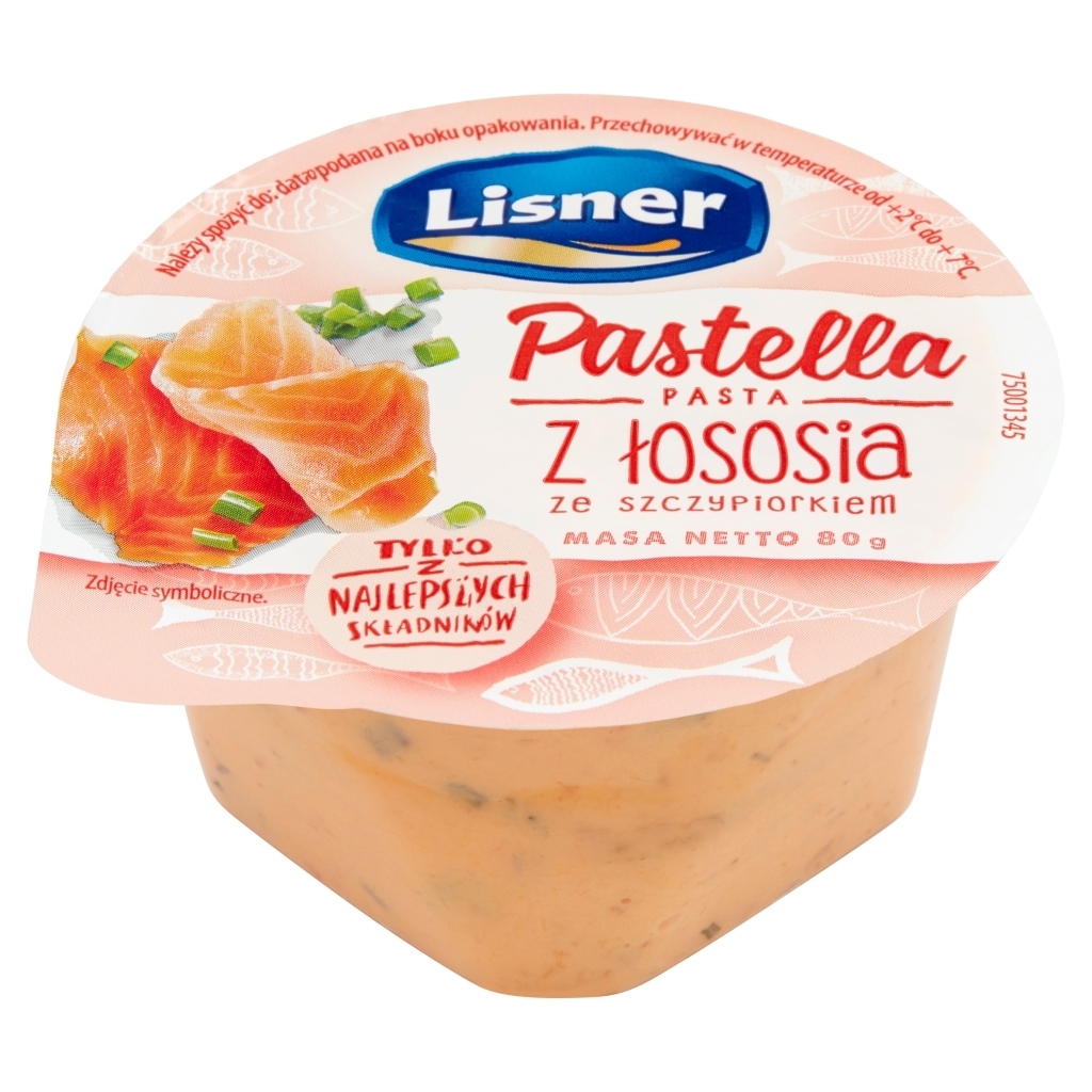 Lisner Pastella Pasta z łososia ze szczypiorkiem 80 g promocje i
