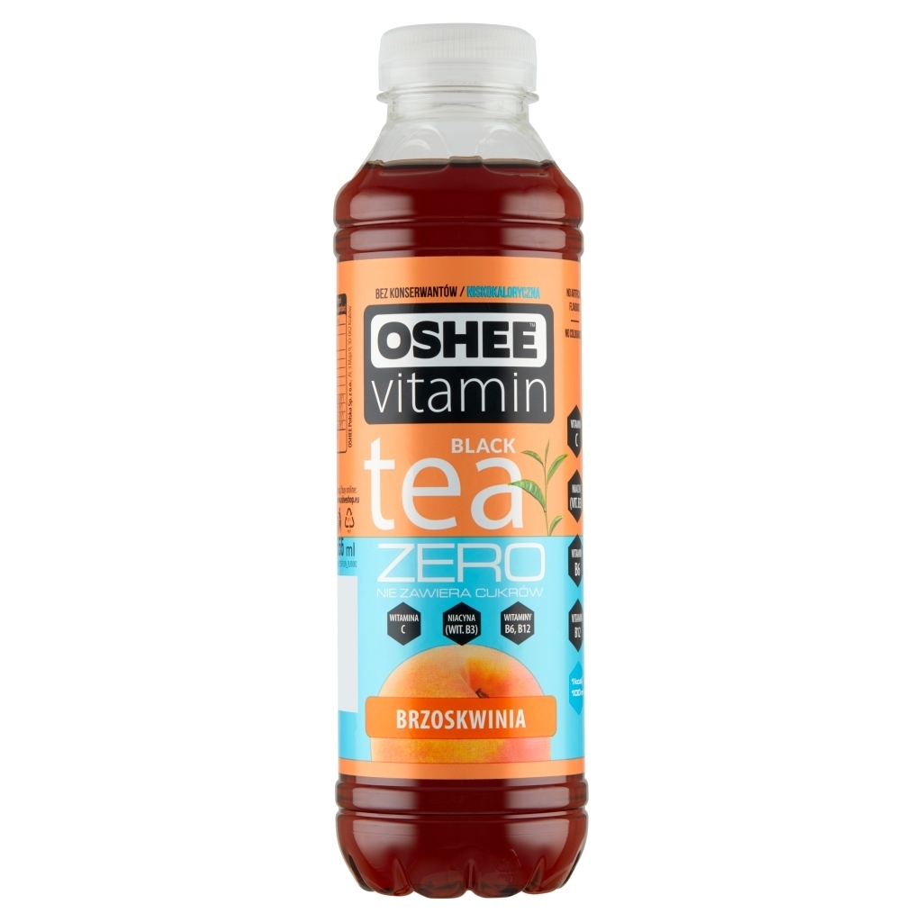 Oshee Vitamin Black Tea Zero Niegazowany napój herbaciany o smaku