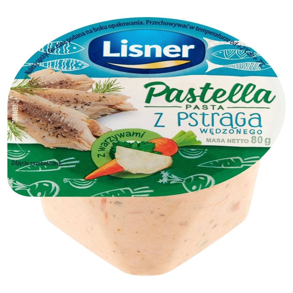 Lisner Pastella Pasta z pstrąga wędzonego 80 g promocje i gdzie można
