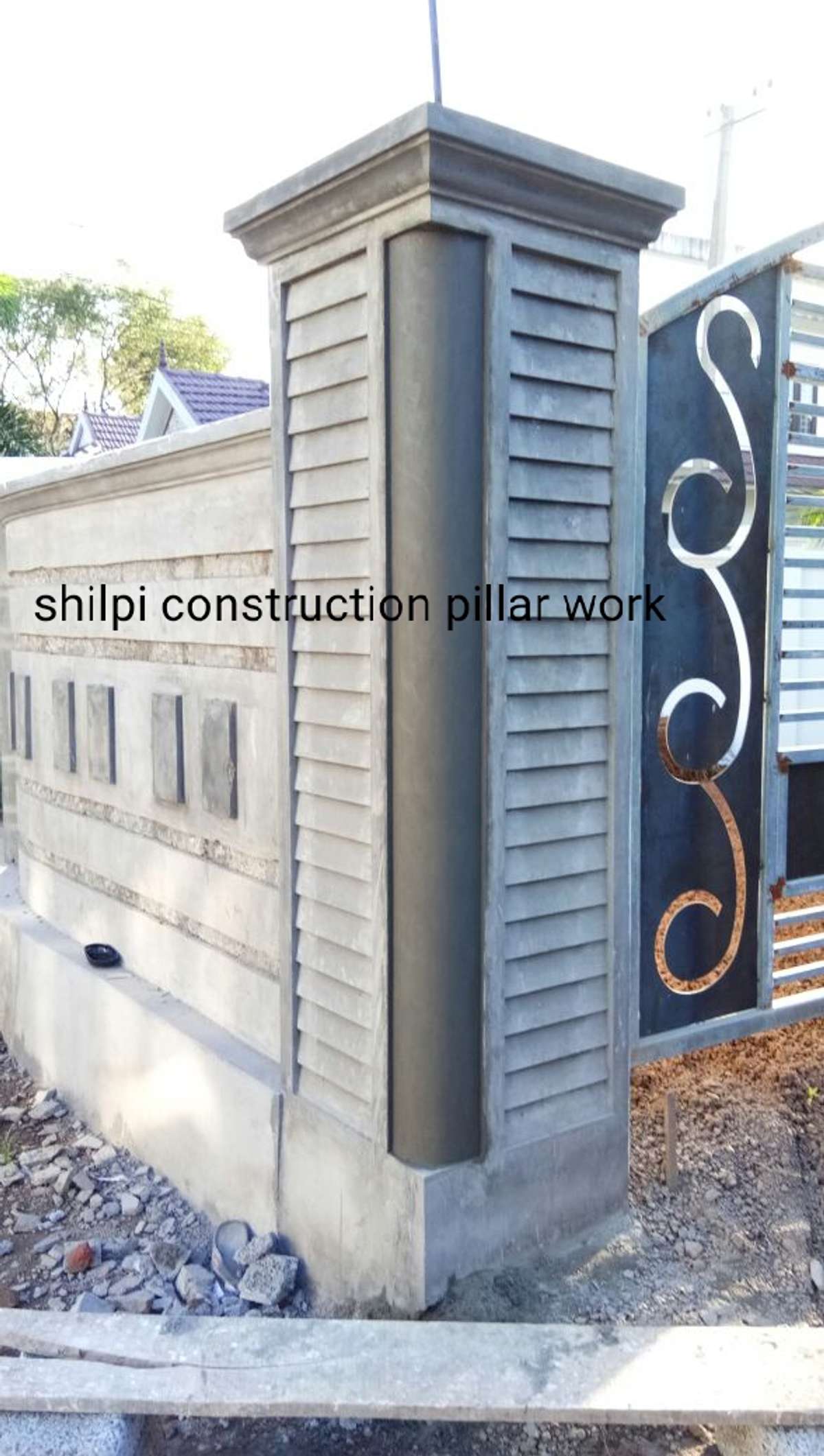 Designs by Interior Designer Shilpi Construction Pillar Work, Kottayam